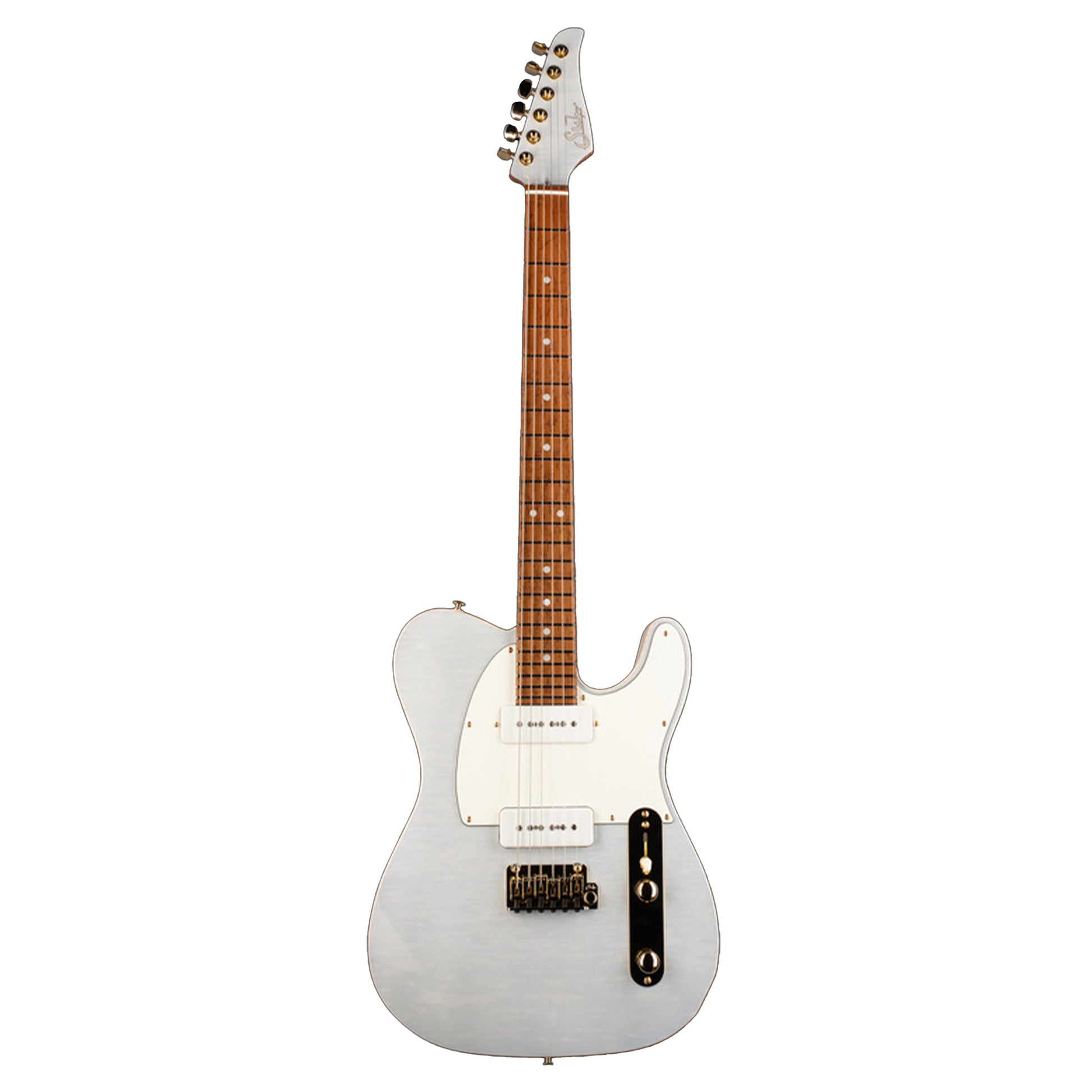 Suhr Benjamin Madden Signature Modern T w/ Quilt Maple Top Trans White Electric Guitars / Solid Body