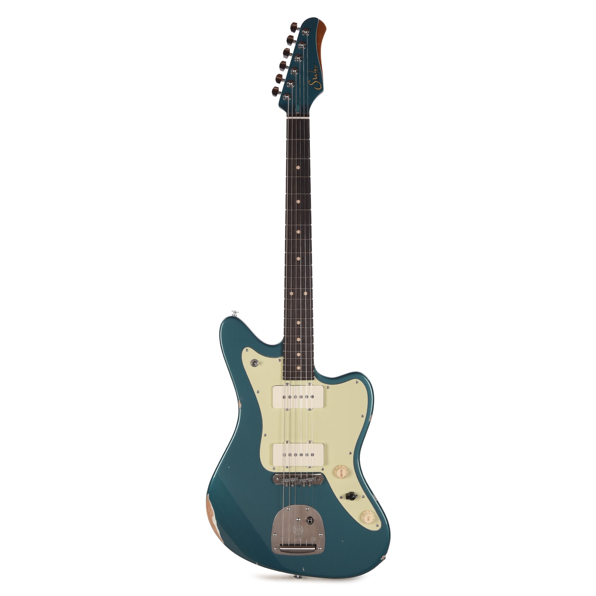 Suhr Classic JM Antique LE Ocean Turquoise w/Mastery Vibrato Electric Guitars / Solid Body