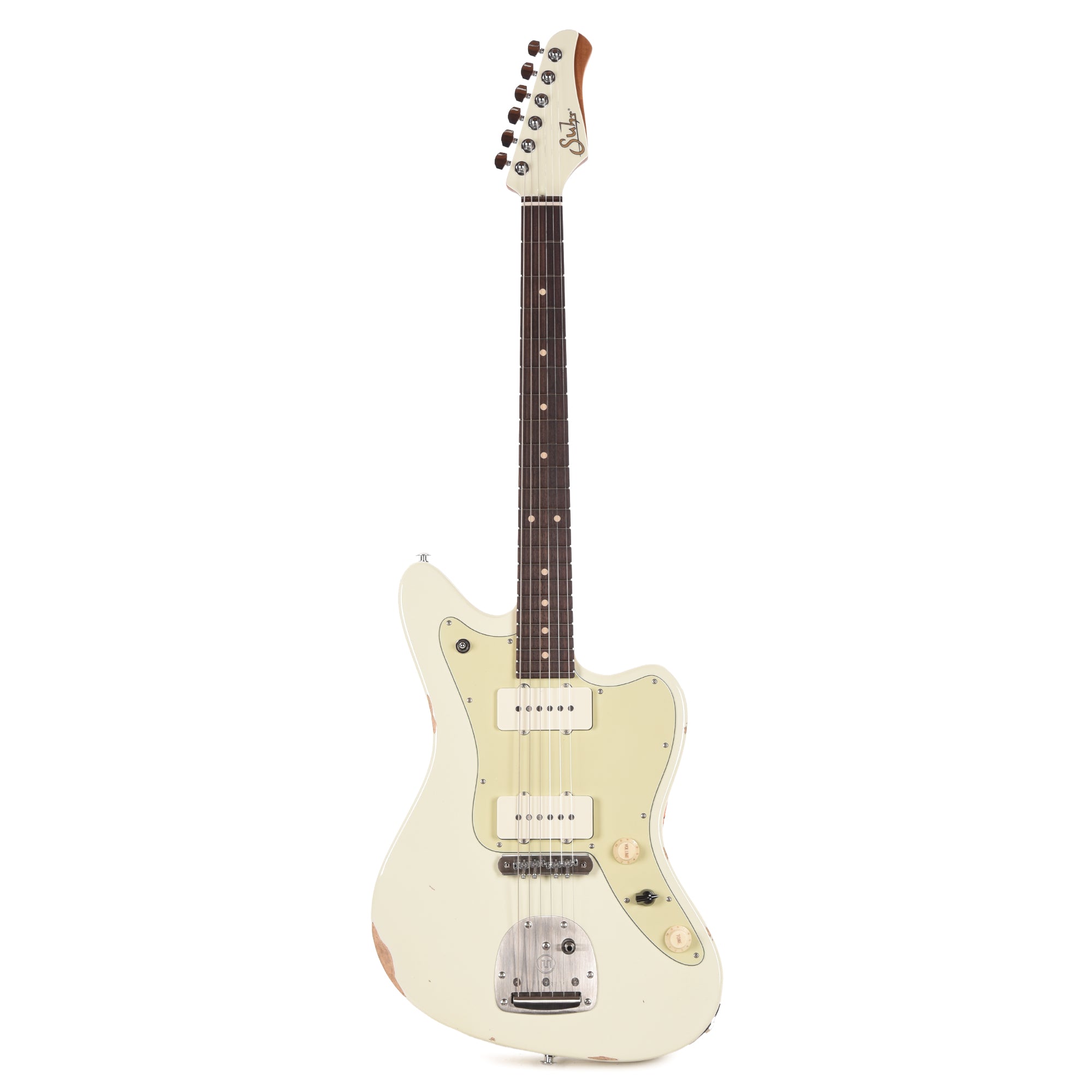 Suhr Classic JM Antique LE Olympic White w/Mastery Vibrato Electric Guitars / Solid Body