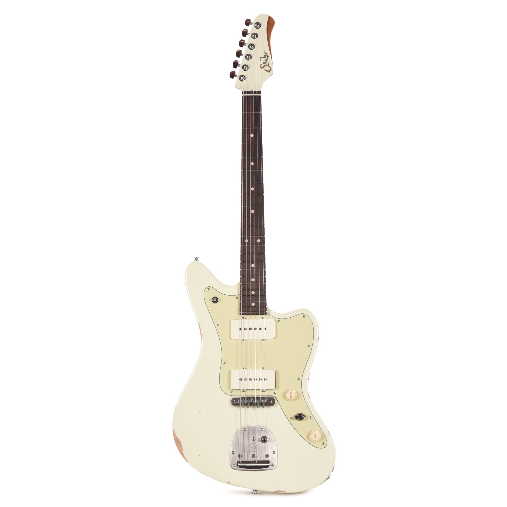 Suhr Classic JM Antique LE Olympic White w/Mastery Vibrato Electric Guitars / Solid Body