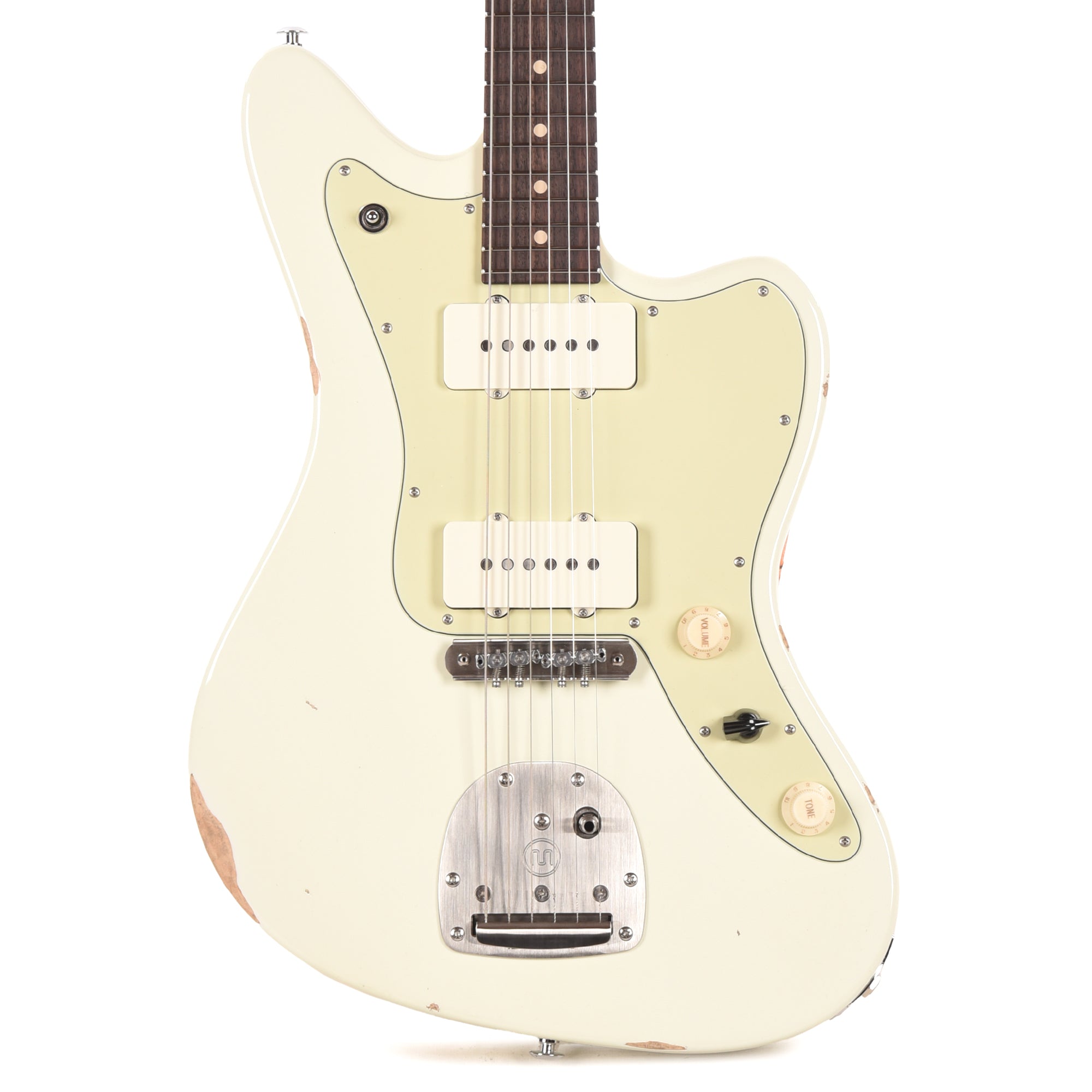 Suhr Classic JM Antique LE Olympic White w/Mastery Vibrato Electric Guitars / Solid Body