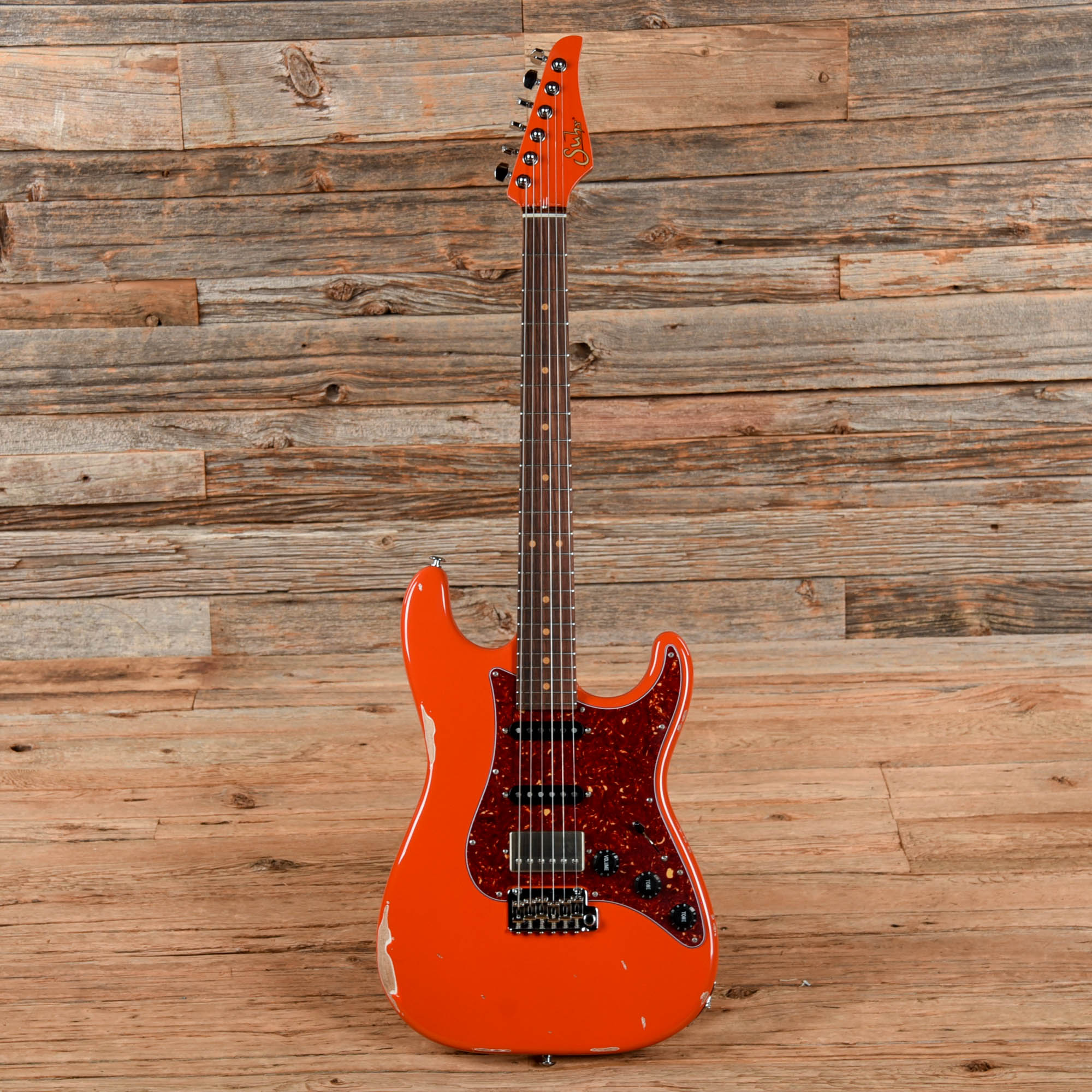 Suhr Classic S Antique HSS Roasted Fiesta Orange Electric Guitars / Solid Body