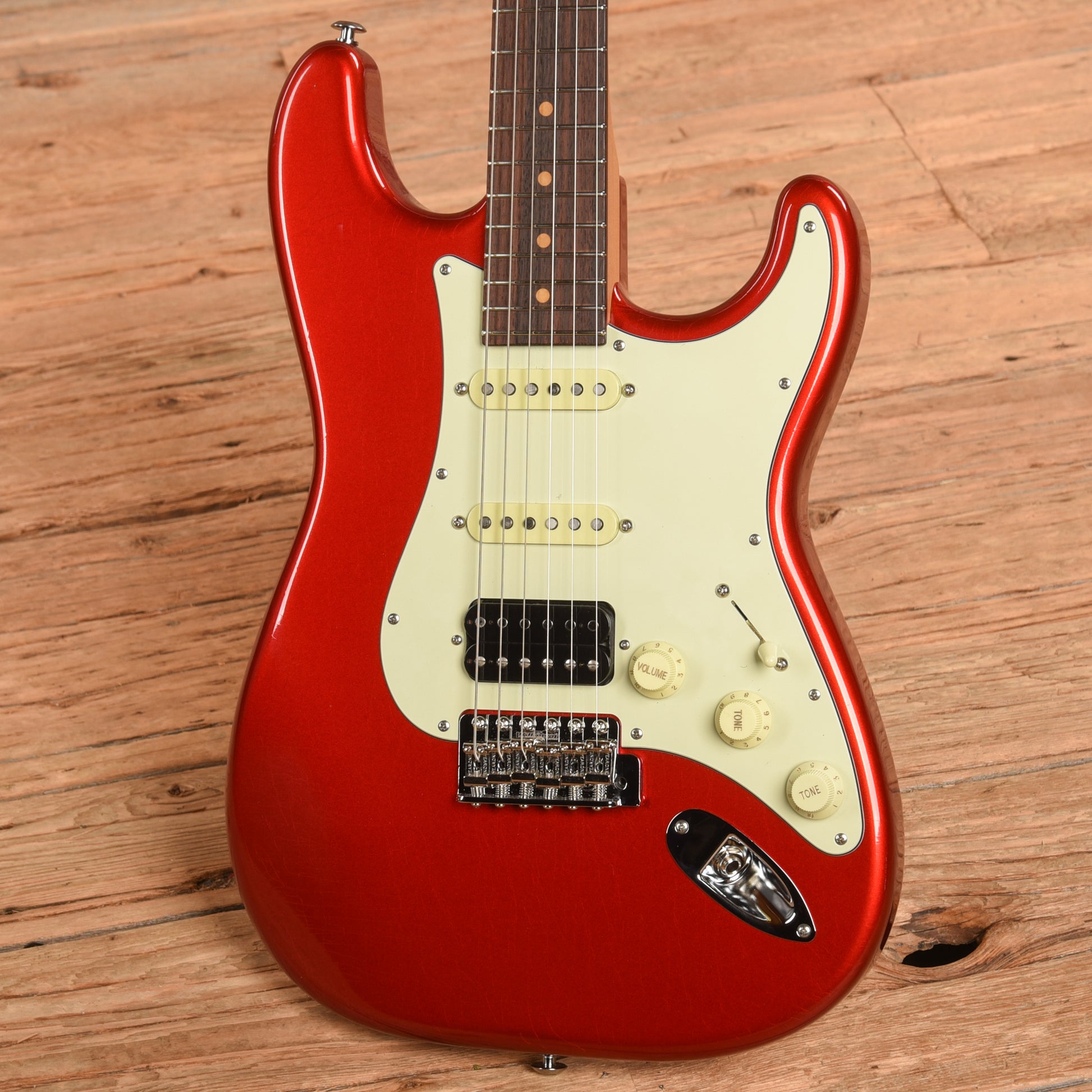 Suhr Classic S HSS Candy Apple Red Antique Electric Guitars / Solid Body