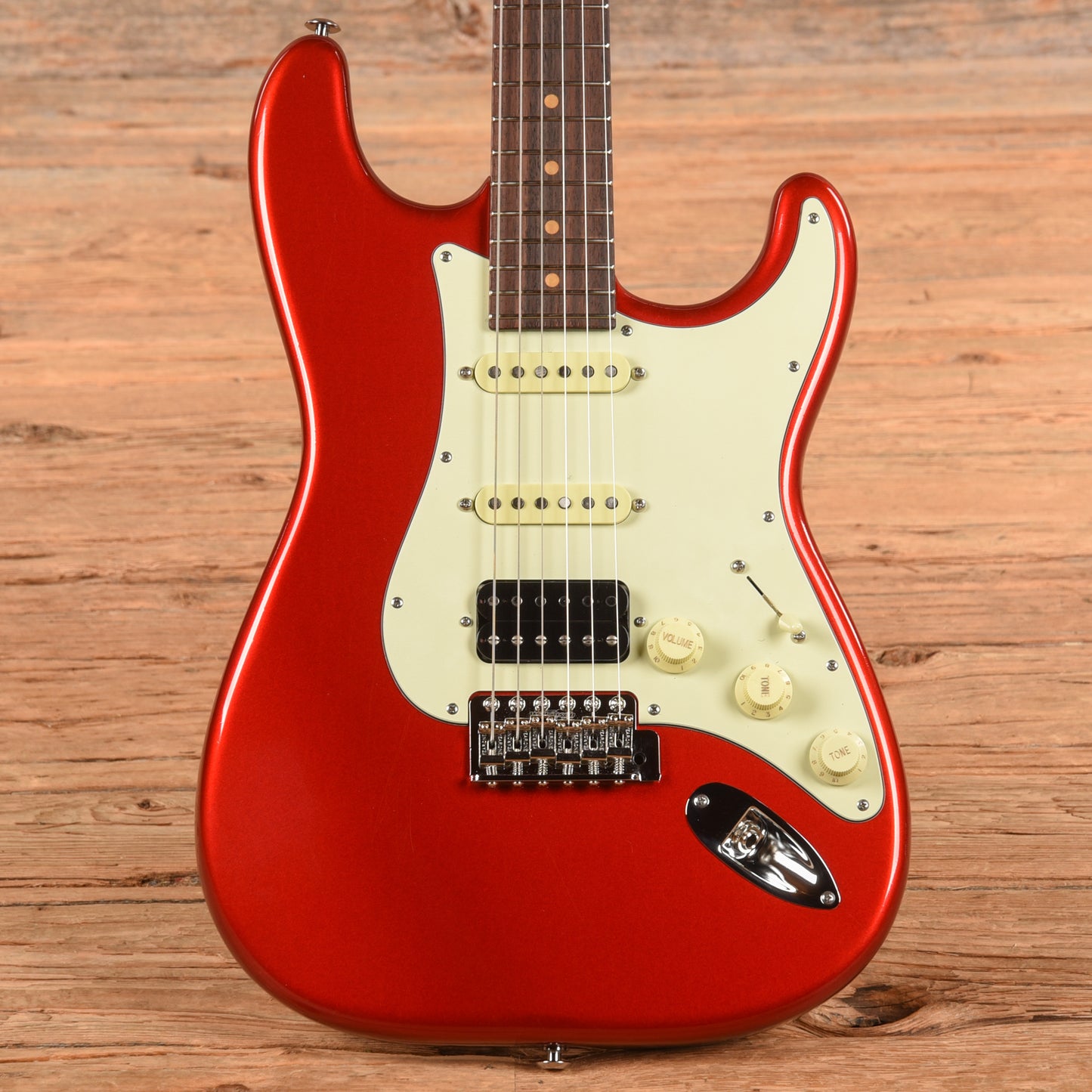 Suhr Classic S HSS Candy Apple Red Antique Electric Guitars / Solid Body