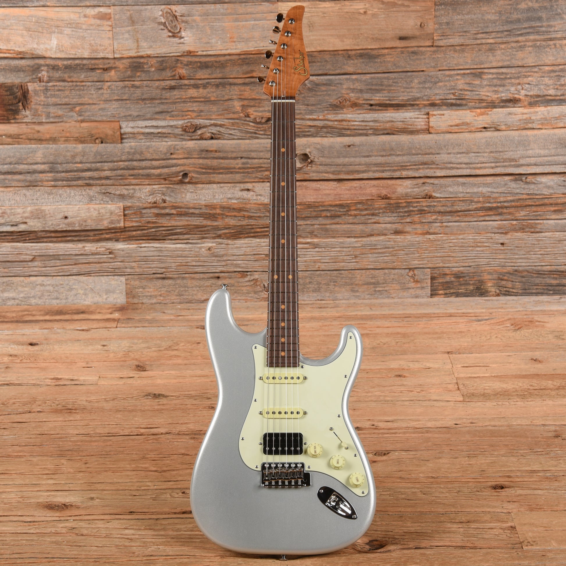 Suhr Classic S HSS Firemist Silver Electric Guitars / Solid Body