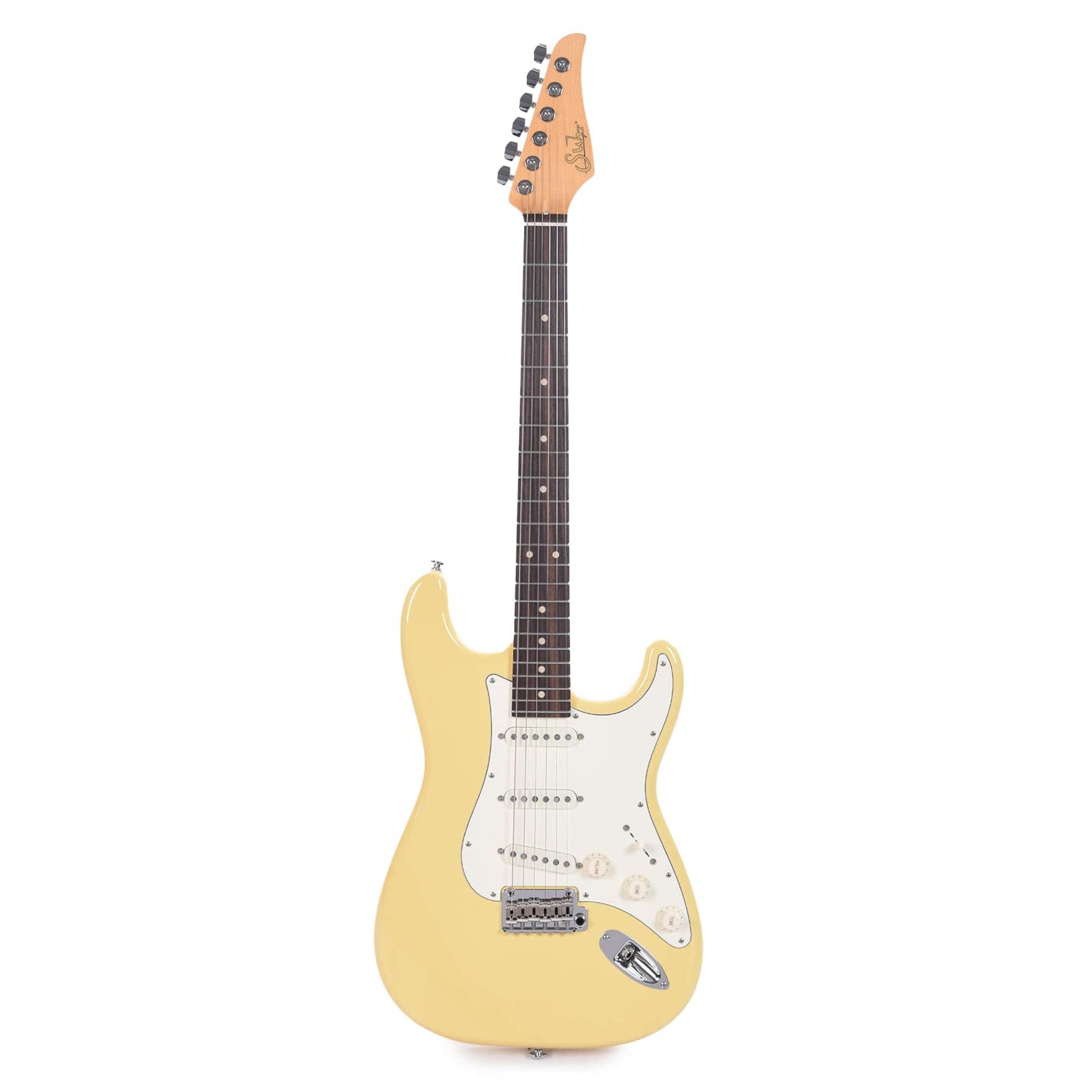 Suhr Classic S SSS Vintage Yellow SSCII Electric Guitars / Solid Body