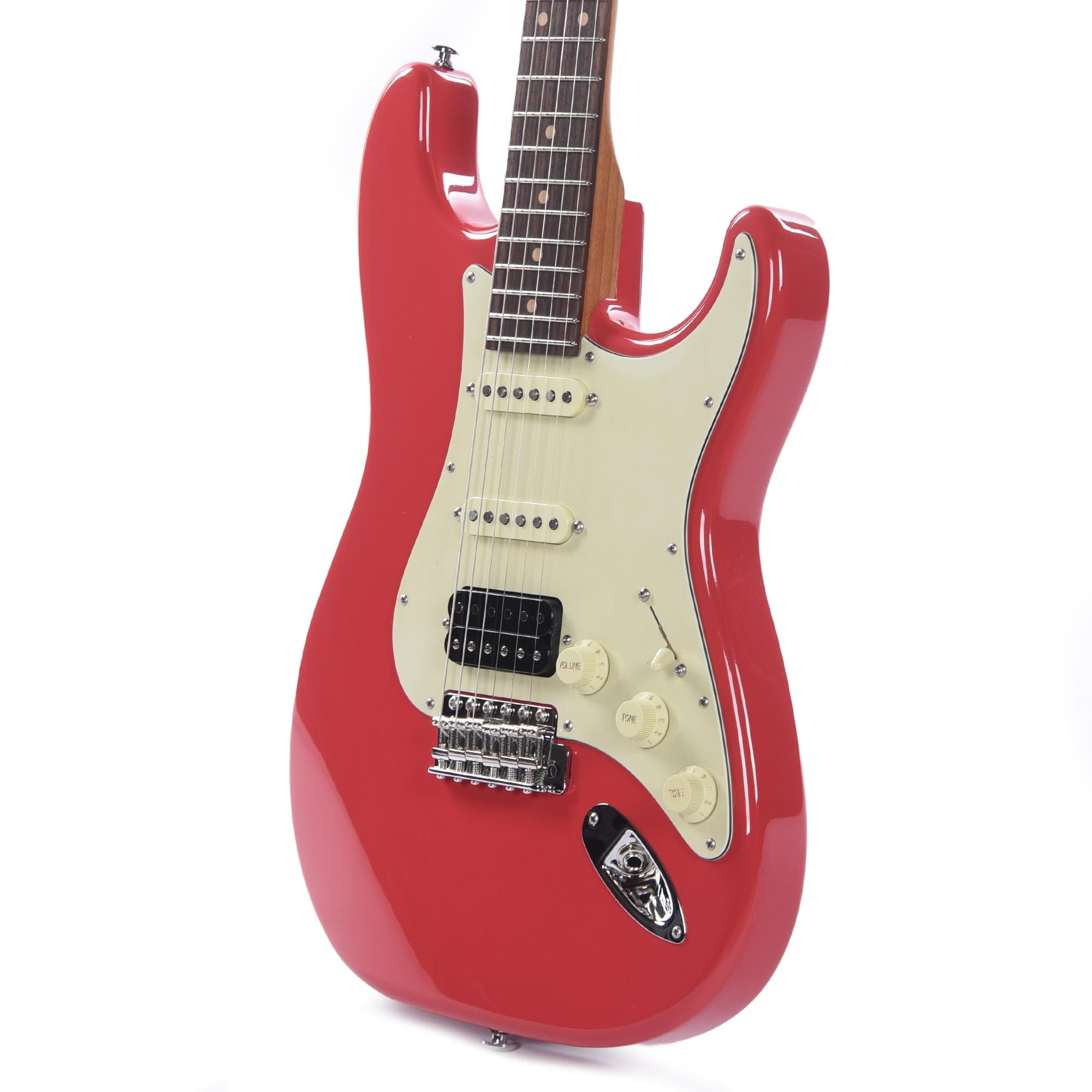 Suhr Classic S Vintage LE HSS Fiesta Red w/Roasted Maple Neck Electric Guitars / Solid Body