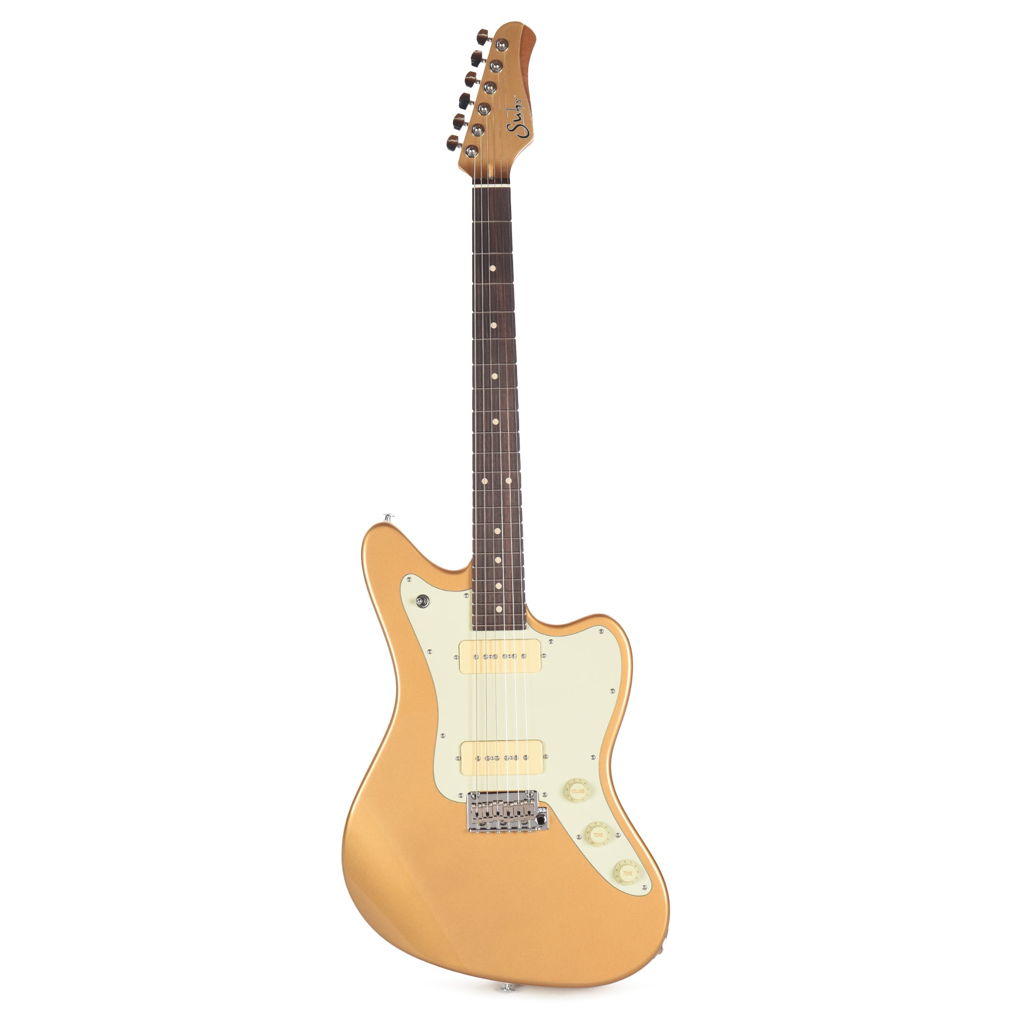 Suhr Custom Classic JM Vintage Gold w/Roasted Maple Neck Electric Guitars / Solid Body