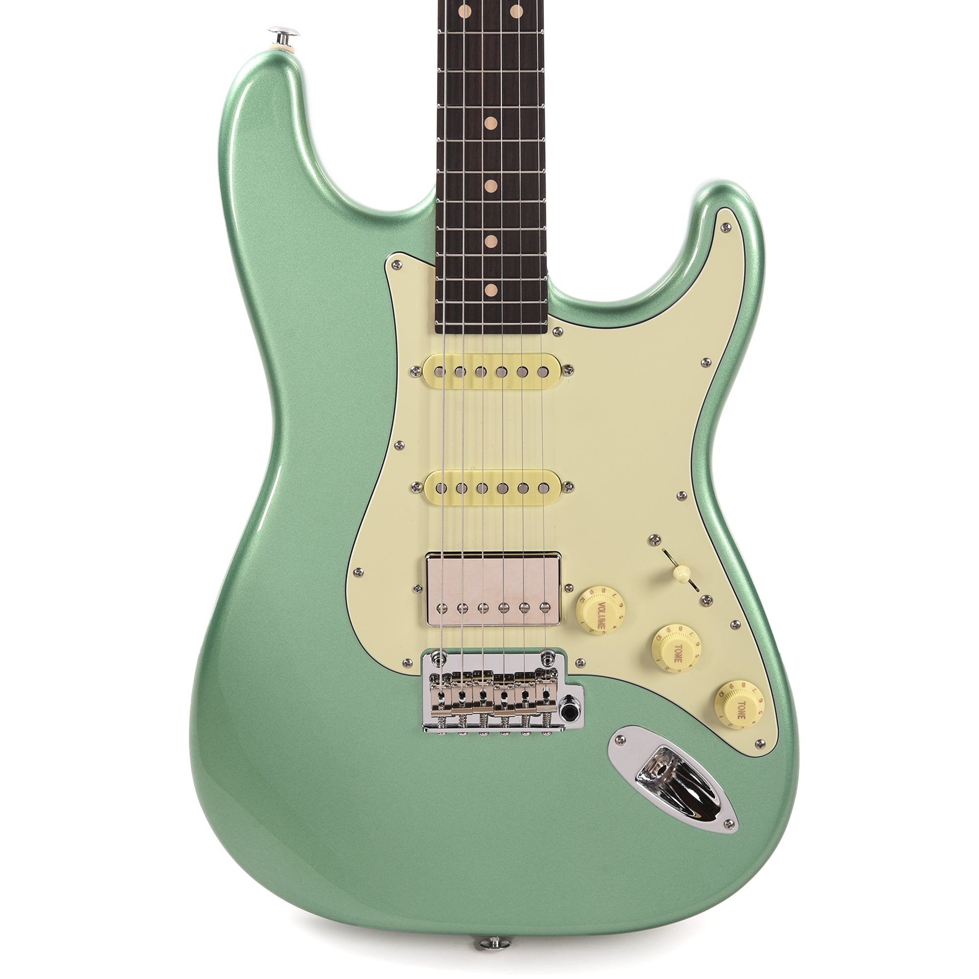 Suhr Custom Classic S HSS Cactus Green Metallic w/Roasted Maple Neck Electric Guitars / Solid Body