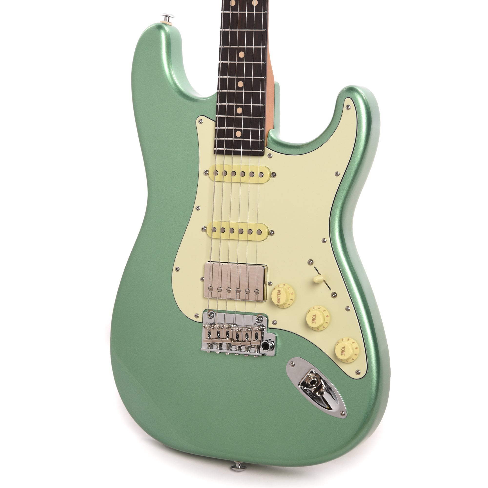 Suhr Custom Classic S HSS Cactus Green Metallic w/Roasted Maple Neck Electric Guitars / Solid Body