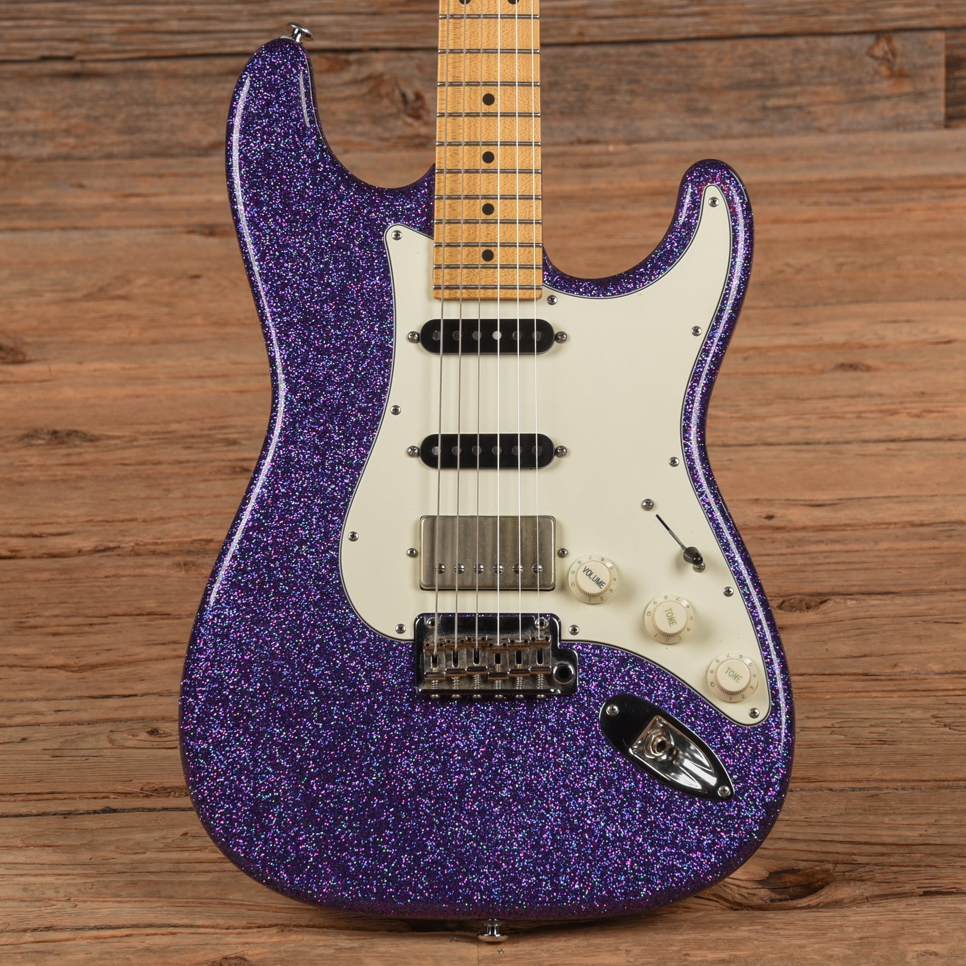 Suhr Custom Classic S HSS Purple Sparkle Electric Guitars / Solid Body