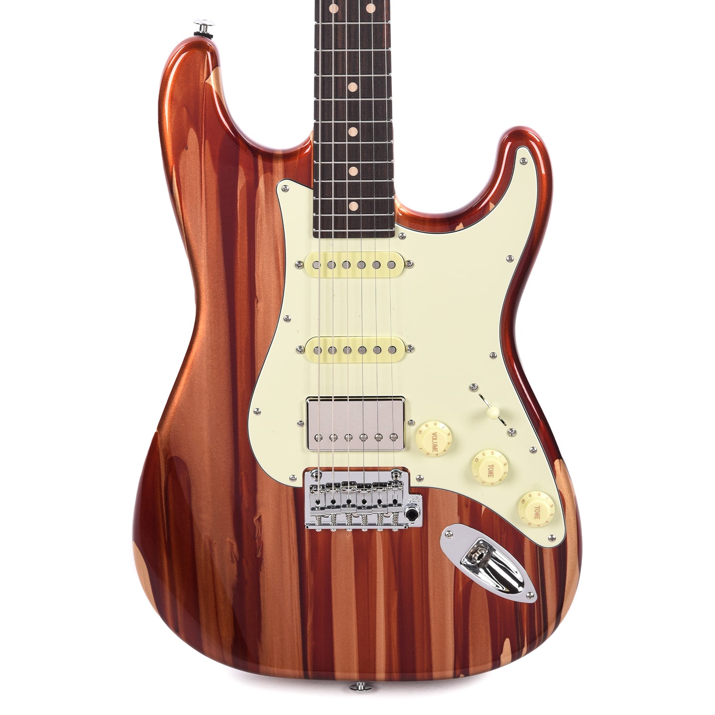 Suhr Custom Classic S HSS Root Beer Drip w/Roasted Maple Neck Electric Guitars / Solid Body