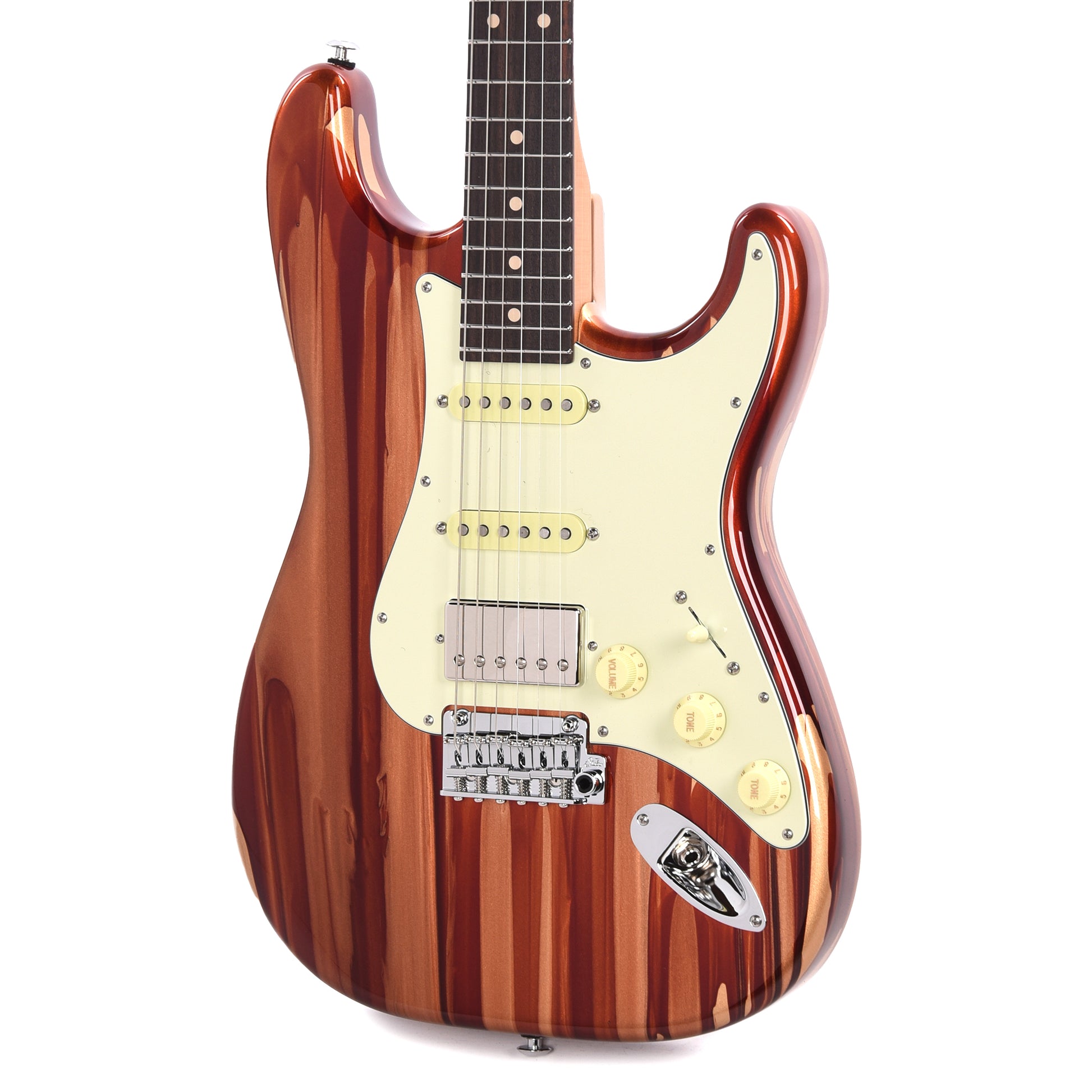 Suhr Custom Classic S HSS Root Beer Drip w/Roasted Maple Neck Electric Guitars / Solid Body