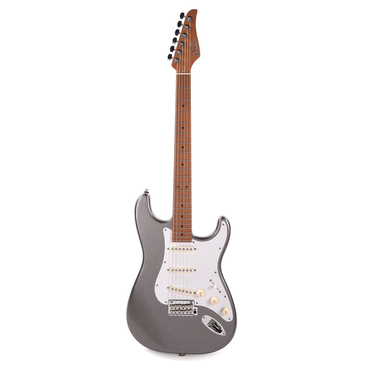 Suhr Custom Classic S SSS Charcoal Metallic w/Roasted Maple Neck Electric Guitars / Solid Body