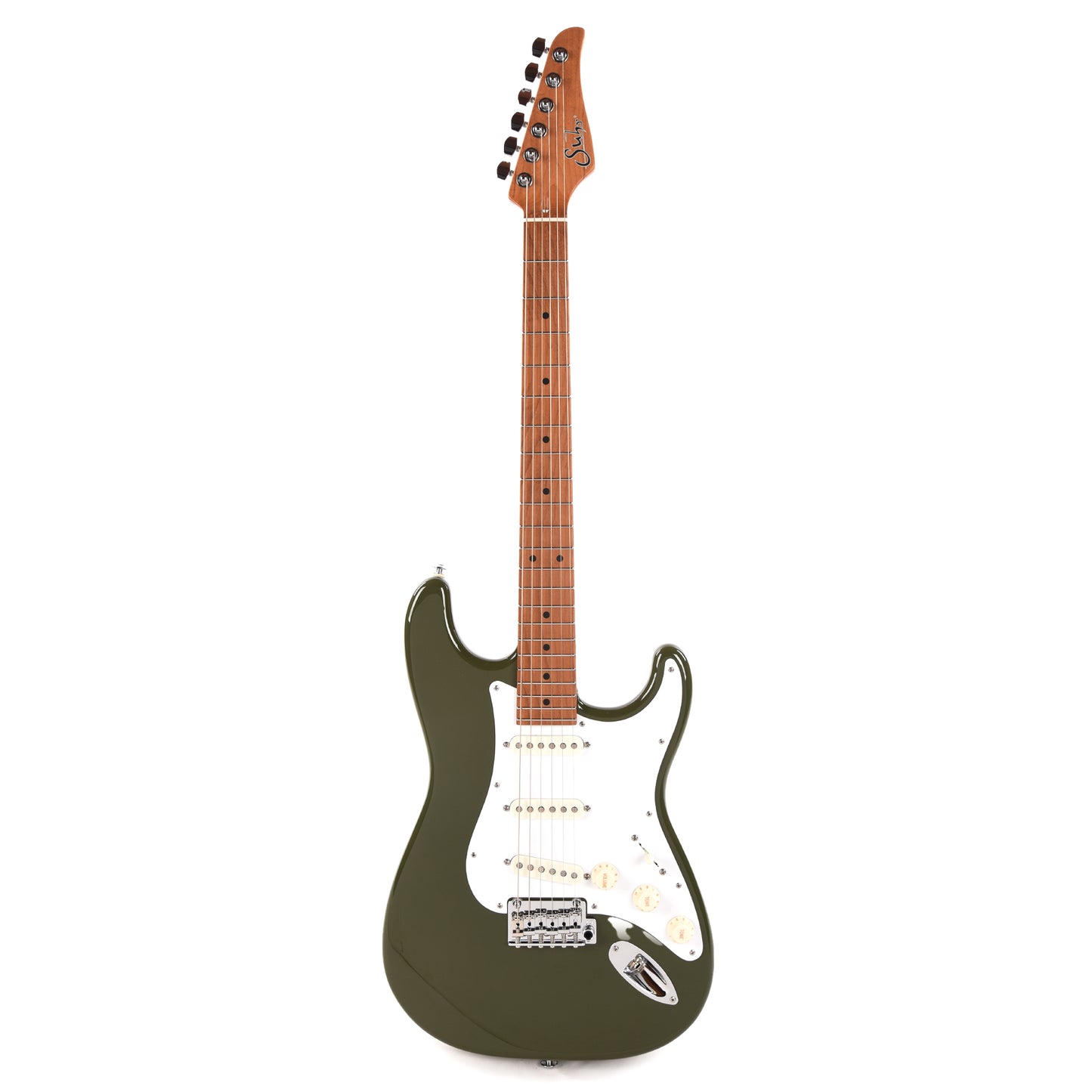 Suhr Custom Classic S SSS Dark Forest Green w/Roasted Maple Neck Electric Guitars / Solid Body