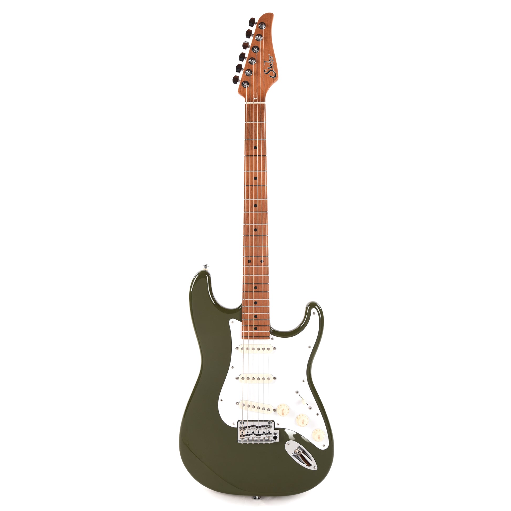 Suhr Custom Classic S SSS Dark Forest Green w/Roasted Maple Neck Electric Guitars / Solid Body