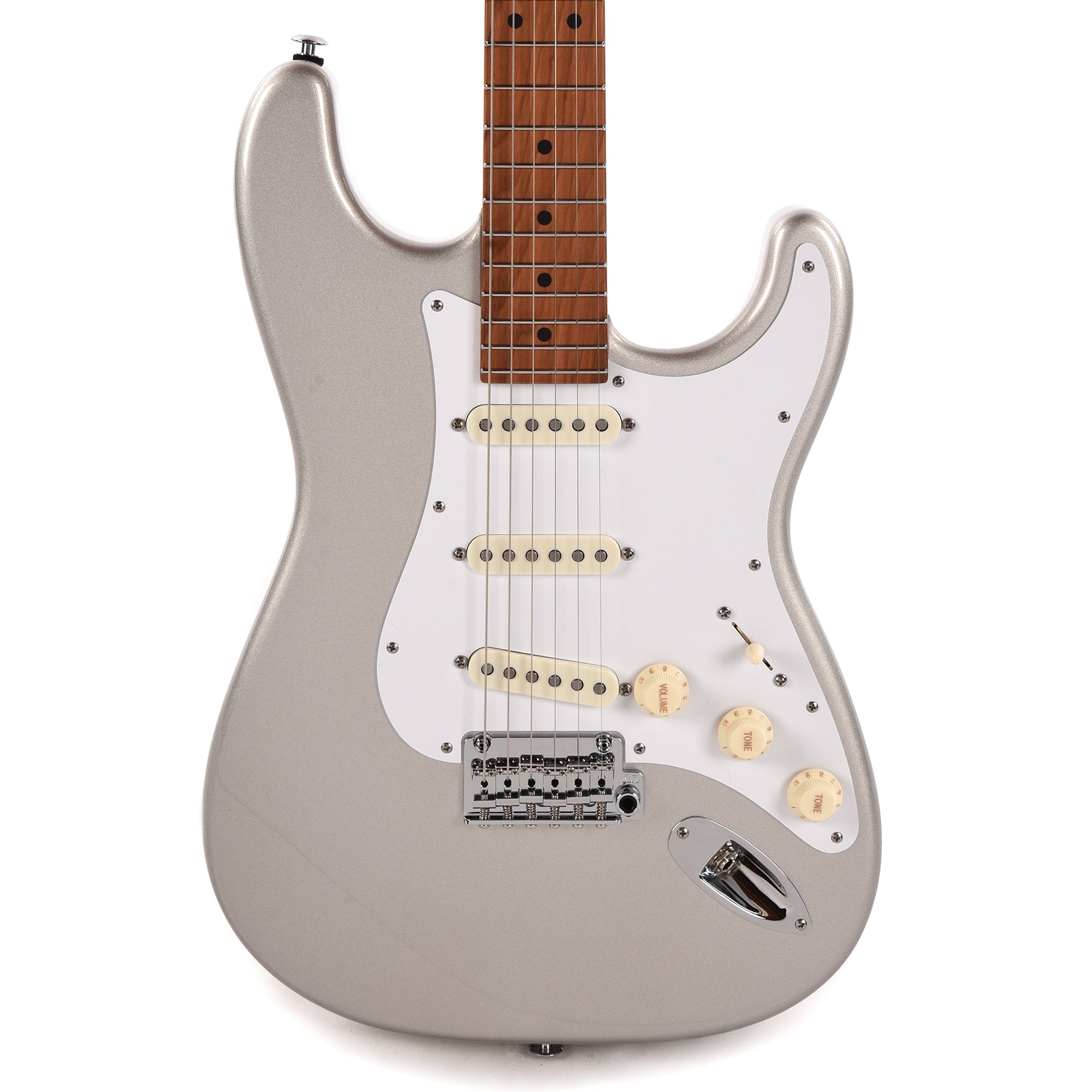 Suhr Custom Classic S SSS Firemist Silver w/Roasted Maple Neck Electric Guitars / Solid Body