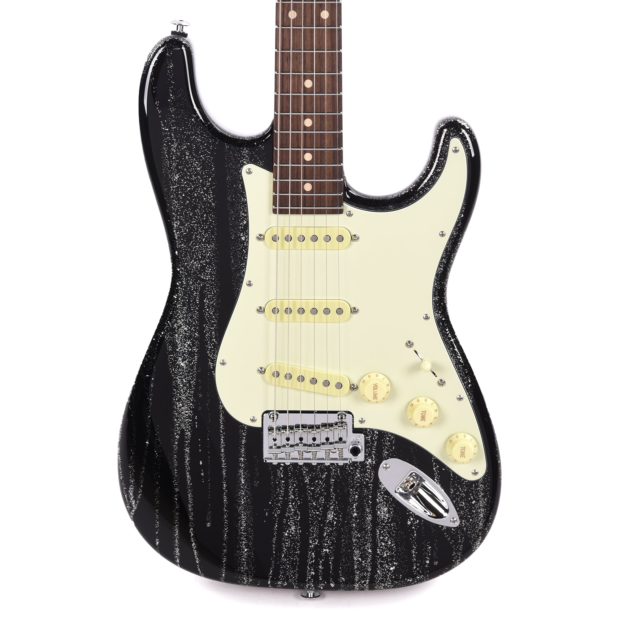 Suhr Custom Classic S SSS Silver Sparkle Drip w/Roasted Maple Neck Electric Guitars / Solid Body