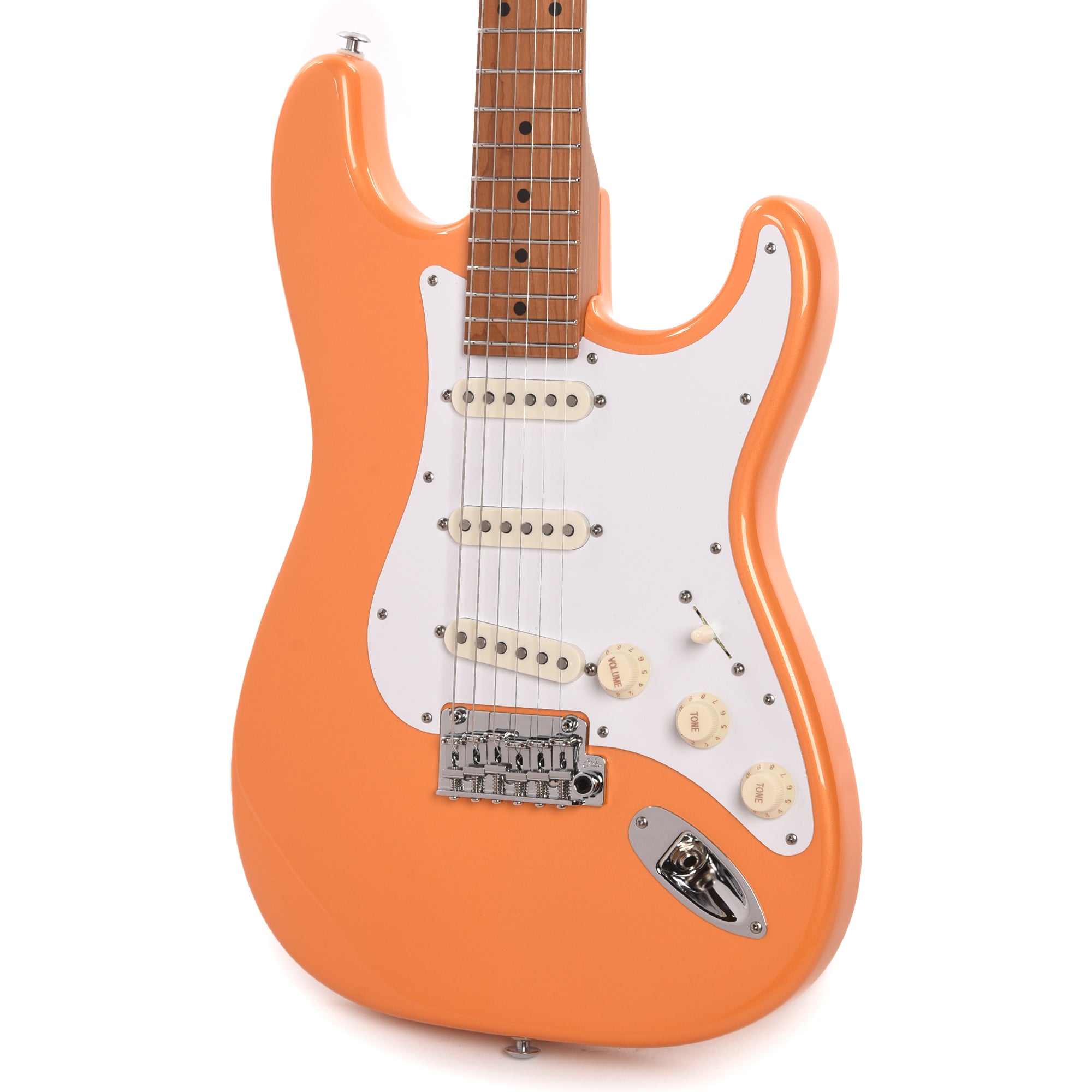 Suhr Custom Classic S SSS Tangerine Freeze w/Roasted Maple Neck Electric Guitars / Solid Body