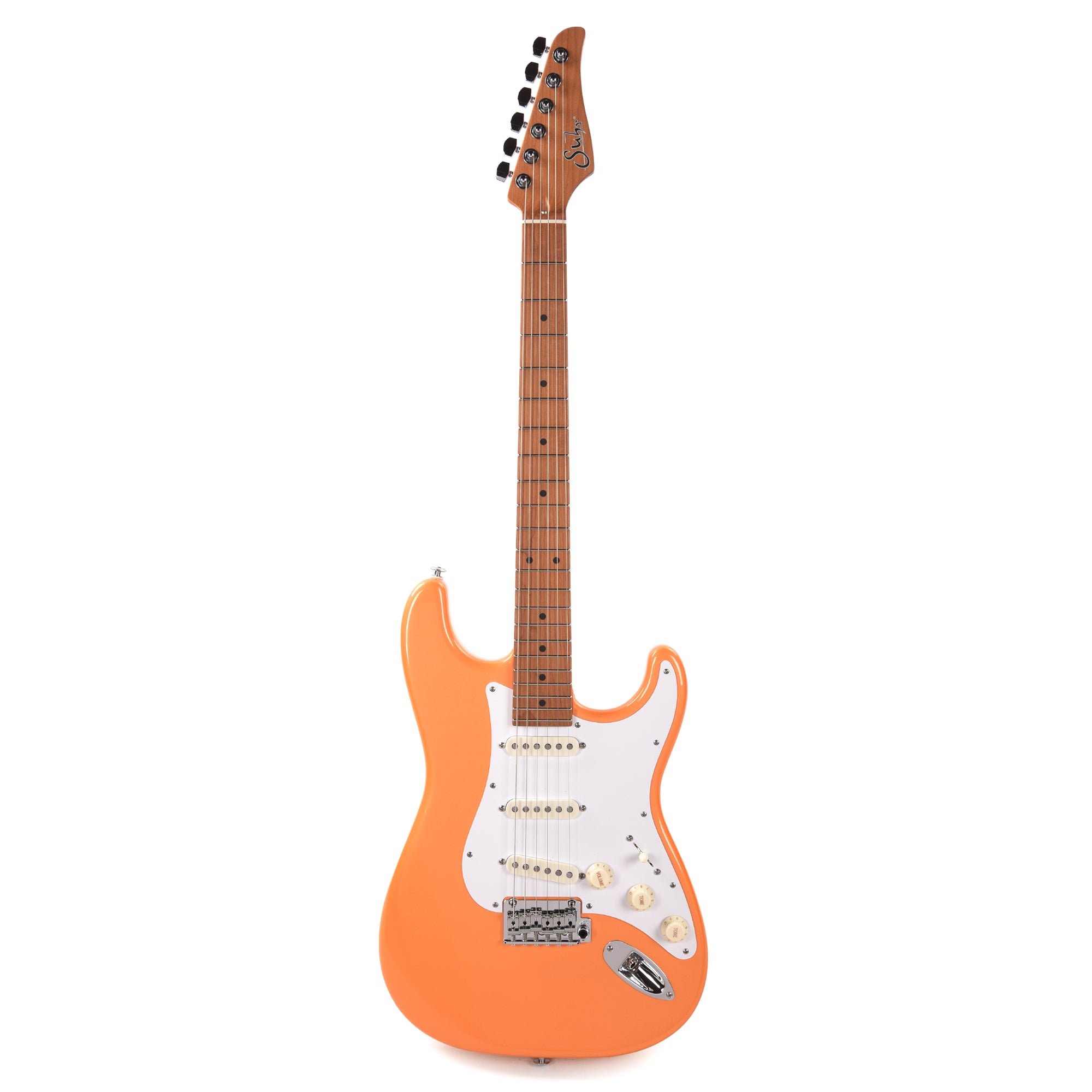 Suhr Custom Classic S SSS Tangerine Freeze w/Roasted Maple Neck Electric Guitars / Solid Body