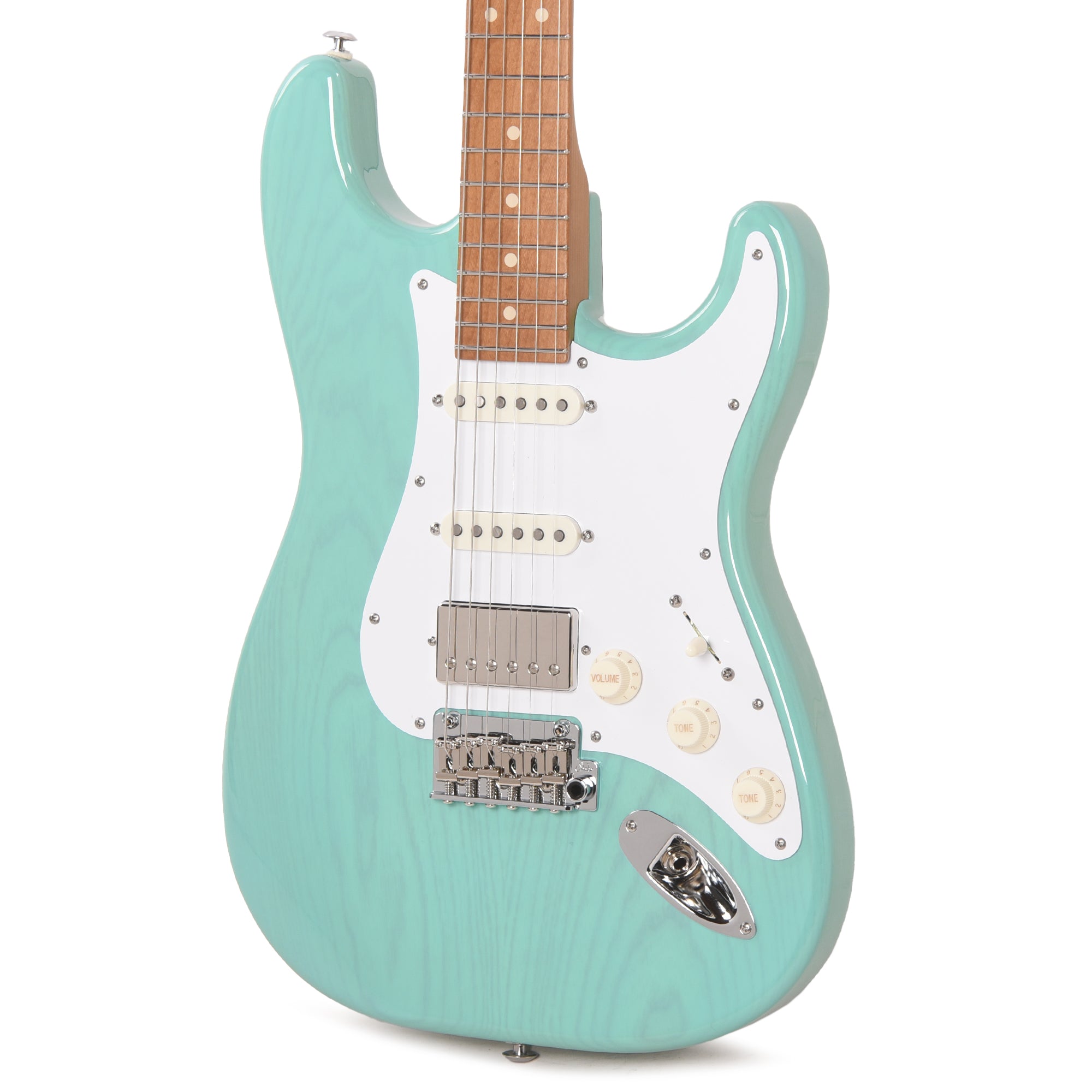Suhr Custom Classic S Swamp Ash HSS Trans Seafoam Green w/Roasted Maple Neck Electric Guitars / Solid Body