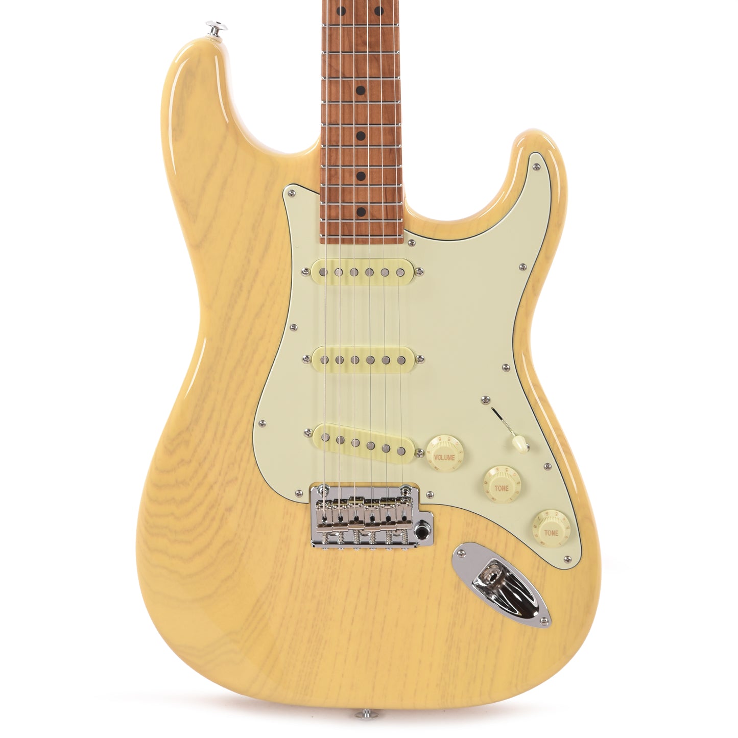 Suhr Custom Classic S Swamp Ash SSS Trans Blonde w/Roasted Maple Neck Electric Guitars / Solid Body