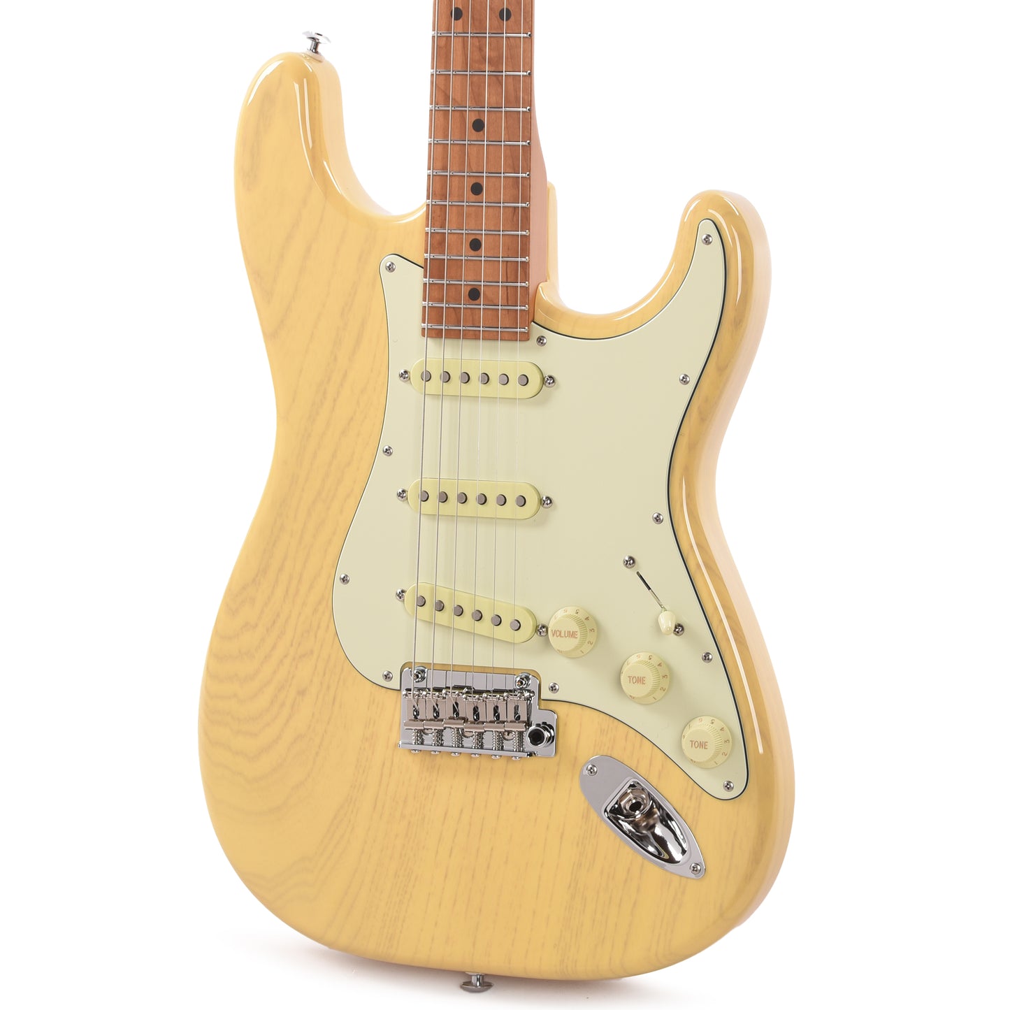 Suhr Custom Classic S Swamp Ash SSS Trans Blonde w/Roasted Maple Neck Electric Guitars / Solid Body