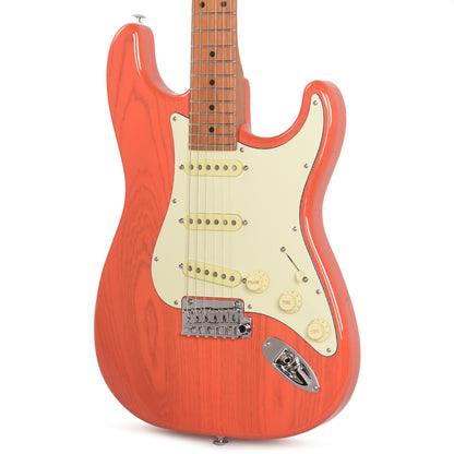 Suhr Custom Classic S Swamp Ash SSS Trans Fiesta Red w/Roasted Maple Neck Electric Guitars / Solid Body