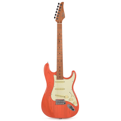 Suhr Custom Classic S Swamp Ash SSS Trans Fiesta Red w/Roasted Maple Neck Electric Guitars / Solid Body