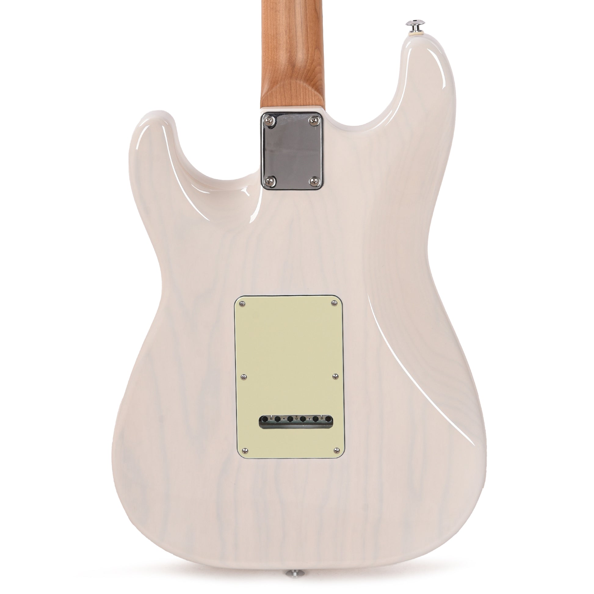 Suhr Custom Classic S Swamp Ash SSS Trans White w/Roasted Maple Neck Electric Guitars / Solid Body