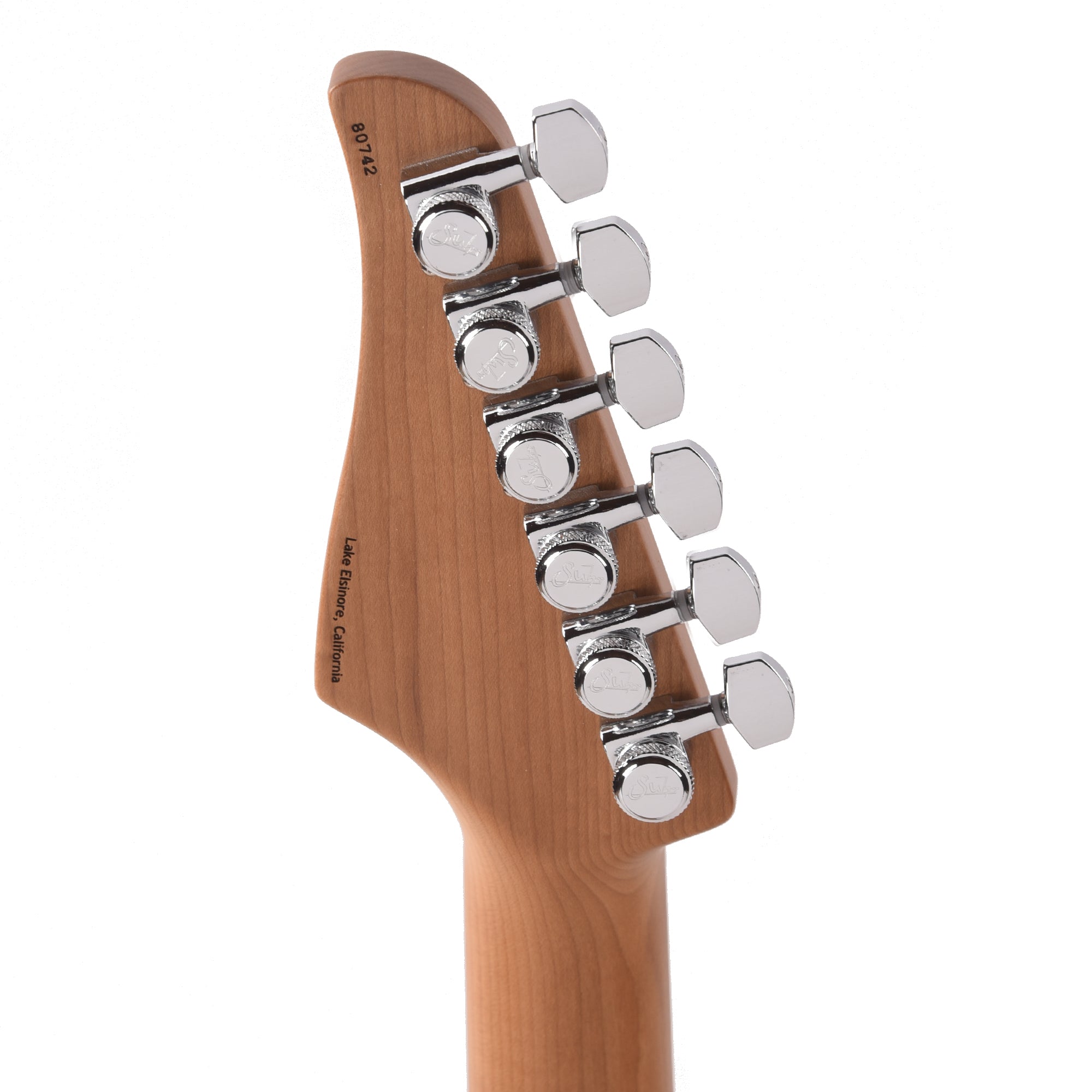 Suhr Custom Classic S Swamp Ash SSS Trans White w/Roasted Maple Neck Electric Guitars / Solid Body