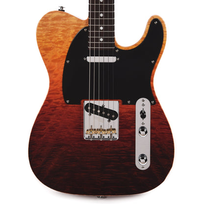 Suhr Custom Classic T Angel Quilt Maple/Mahogany Desert Gradient Electric Guitars / Solid Body