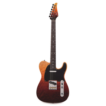 Suhr Custom Classic T Angel Quilt Maple/Mahogany Desert Gradient Electric Guitars / Solid Body