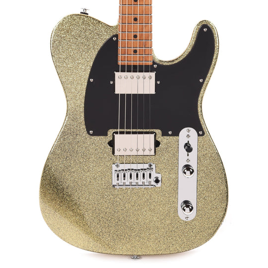 Suhr Custom Classic T Paulownia HH Gold Sparkle w/1-Piece Roasted Maple Neck Electric Guitars / Solid Body