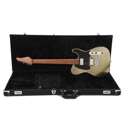 Suhr Custom Classic T Paulownia HH Gold Sparkle w/1-Piece Roasted Maple Neck Electric Guitars / Solid Body