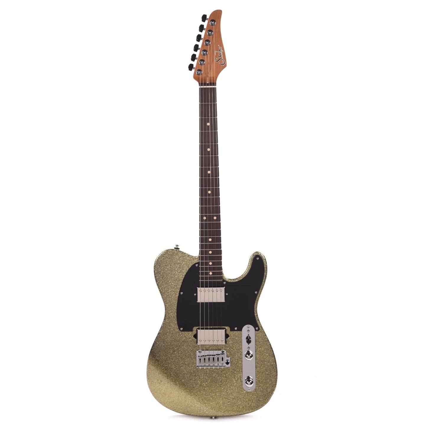 Suhr Custom Classic T Paulownia HH Gold Sparkle w/Roasted Neck & Rosewood Fingerboard Electric Guitars / Solid Body