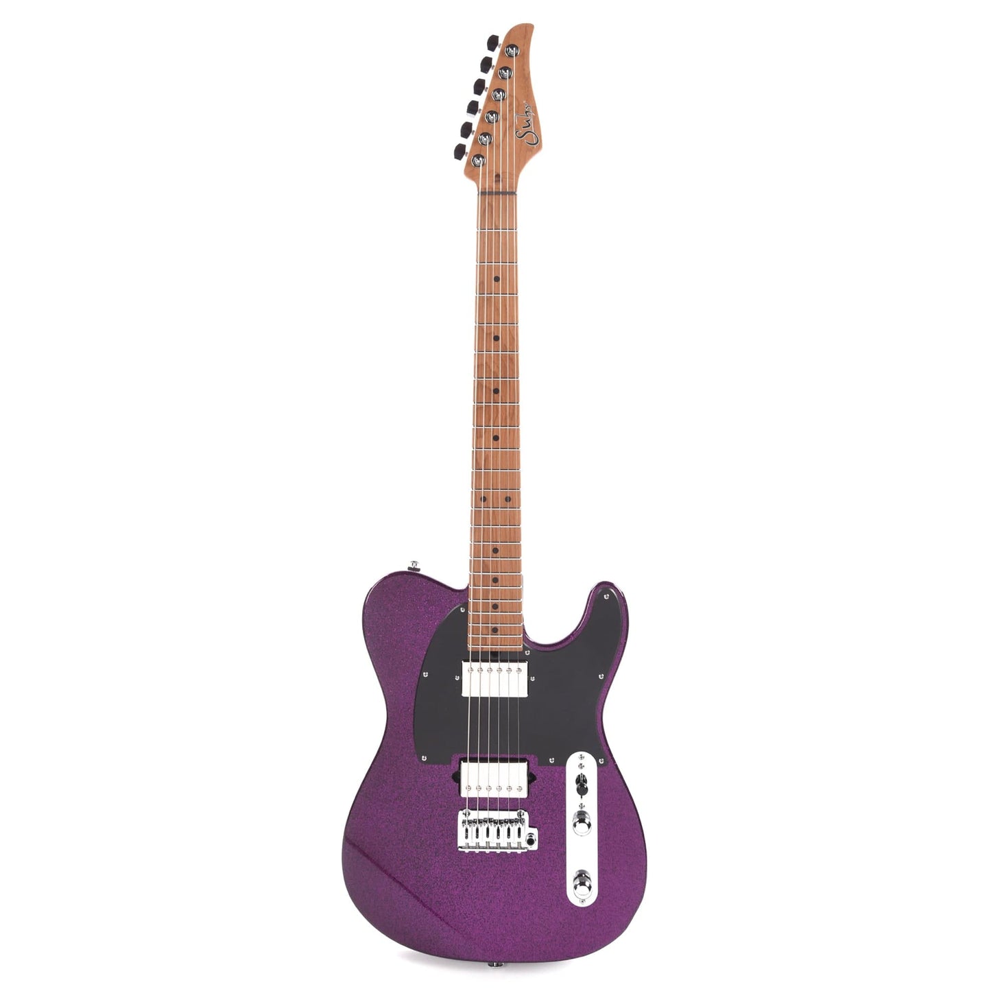 Suhr Custom Classic T Paulownia HH Purple Sparkle w/1-Piece Roasted Maple Neck Electric Guitars / Solid Body