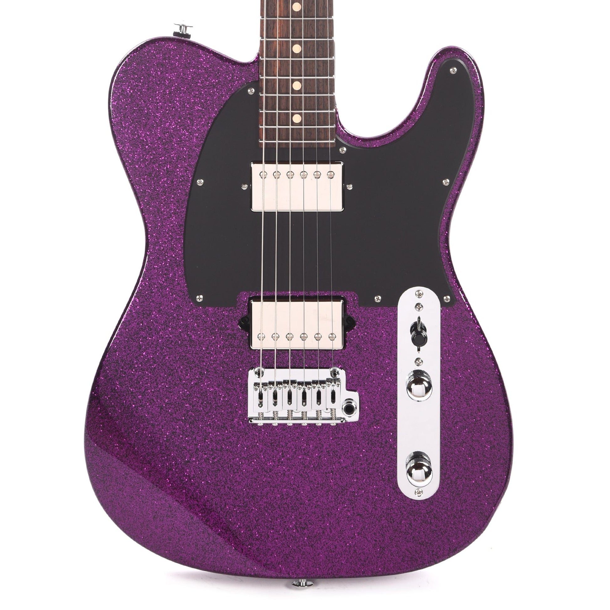Suhr Custom Classic T Paulownia HH Purple Sparkle w/Roasted Neck & Rosewood Fingerboard Electric Guitars / Solid Body