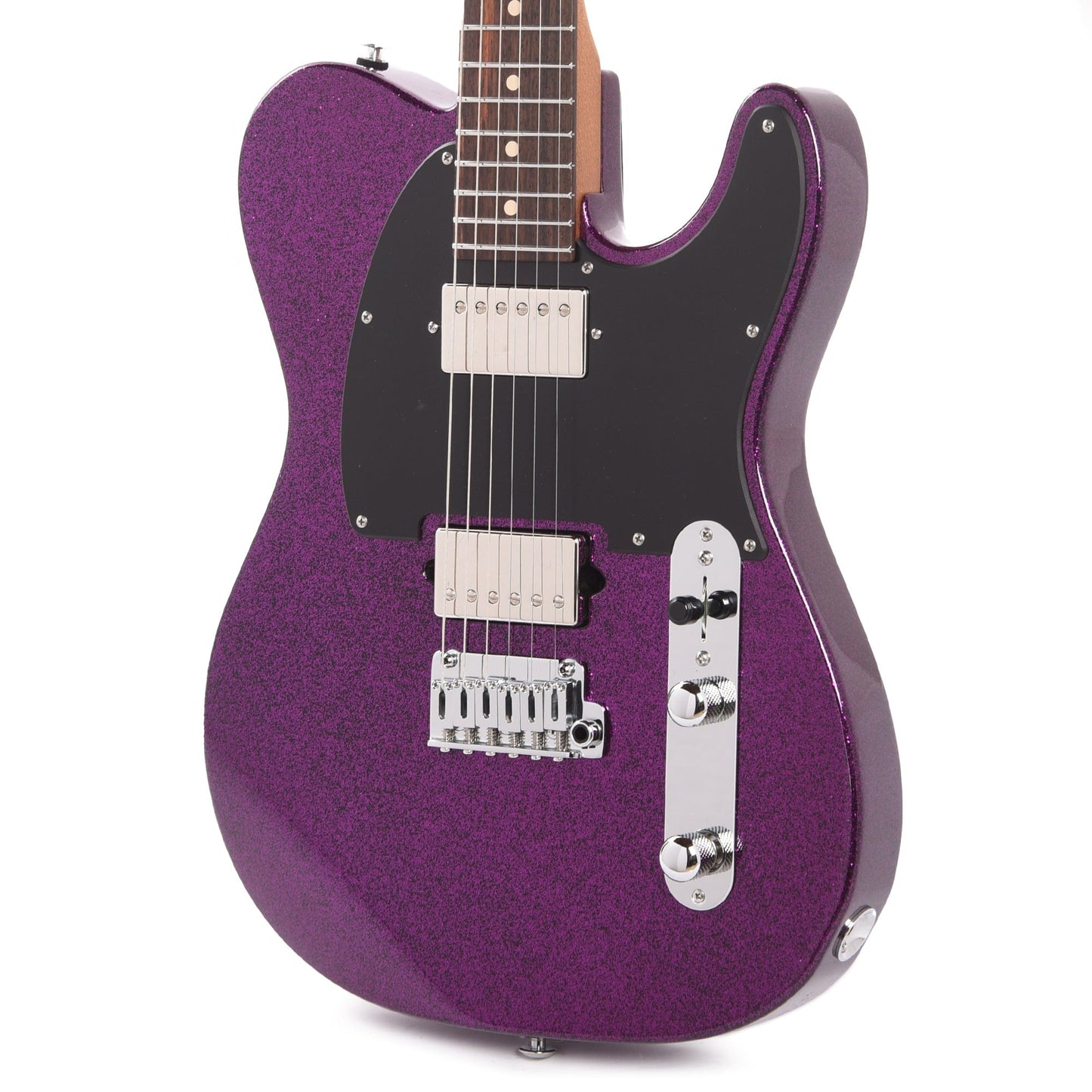 Suhr Custom Classic T Paulownia HH Purple Sparkle w/Roasted Neck & Rosewood Fingerboard Electric Guitars / Solid Body