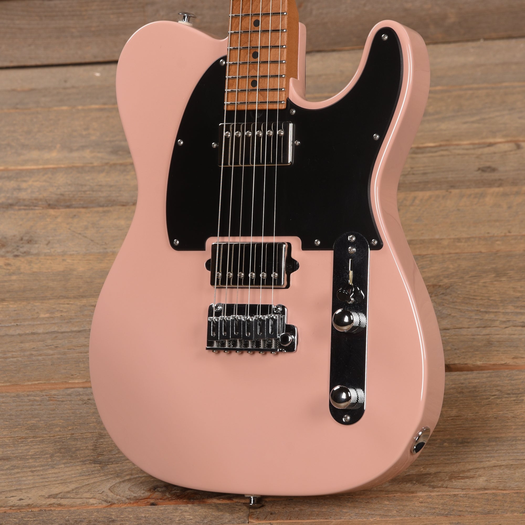 Suhr Custom Classic T Paulownia HH Shell Pink w/1-Piece Roasted Maple Neck Electric Guitars / Solid Body