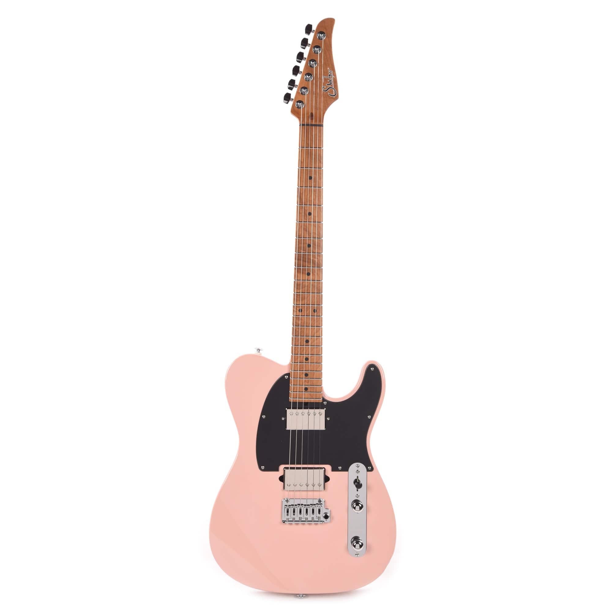 Suhr Custom Classic T Paulownia HH Shell Pink w/1-Piece Roasted Maple Neck Electric Guitars / Solid Body