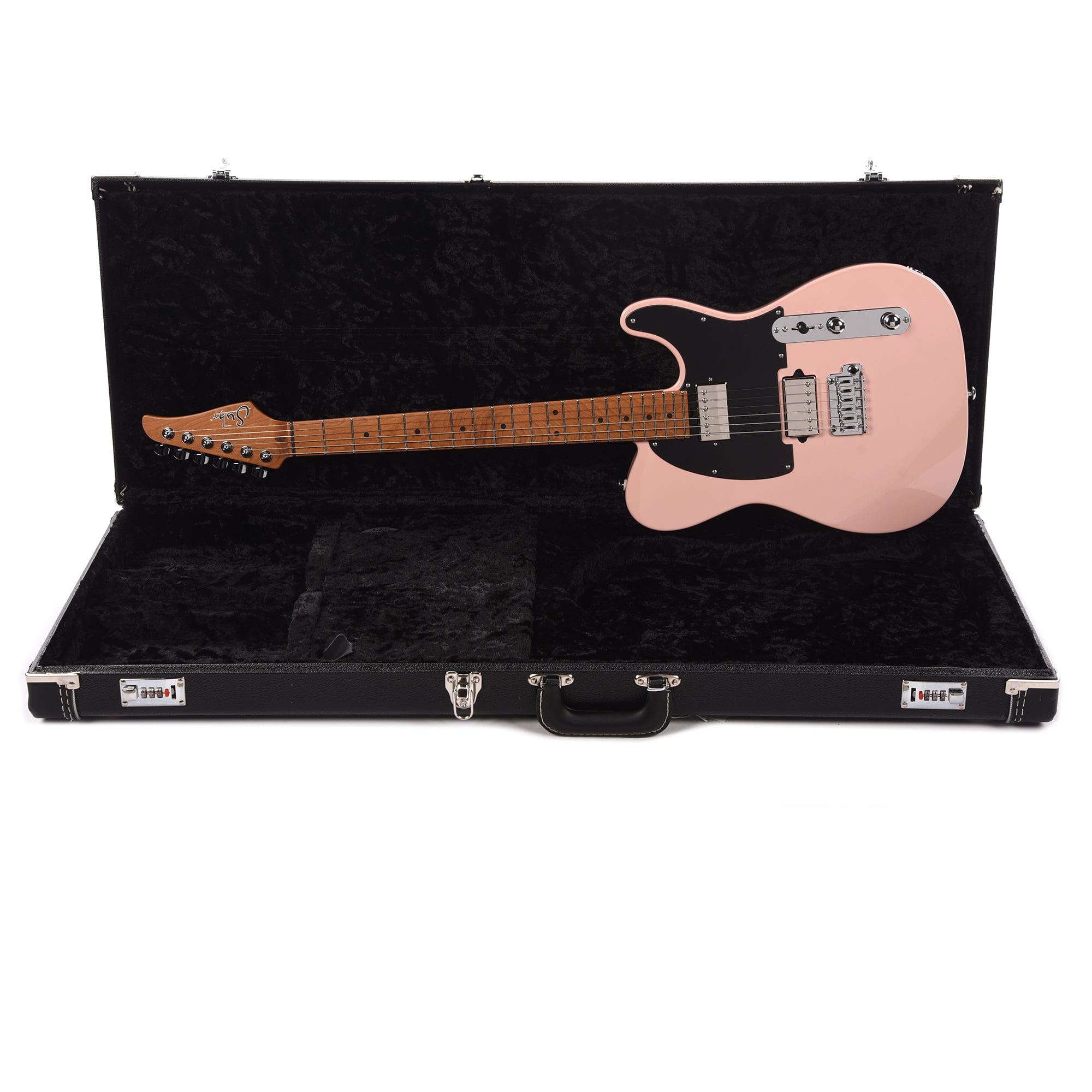 Suhr Custom Classic T Paulownia HH Shell Pink w/1-Piece Roasted Maple Neck Electric Guitars / Solid Body