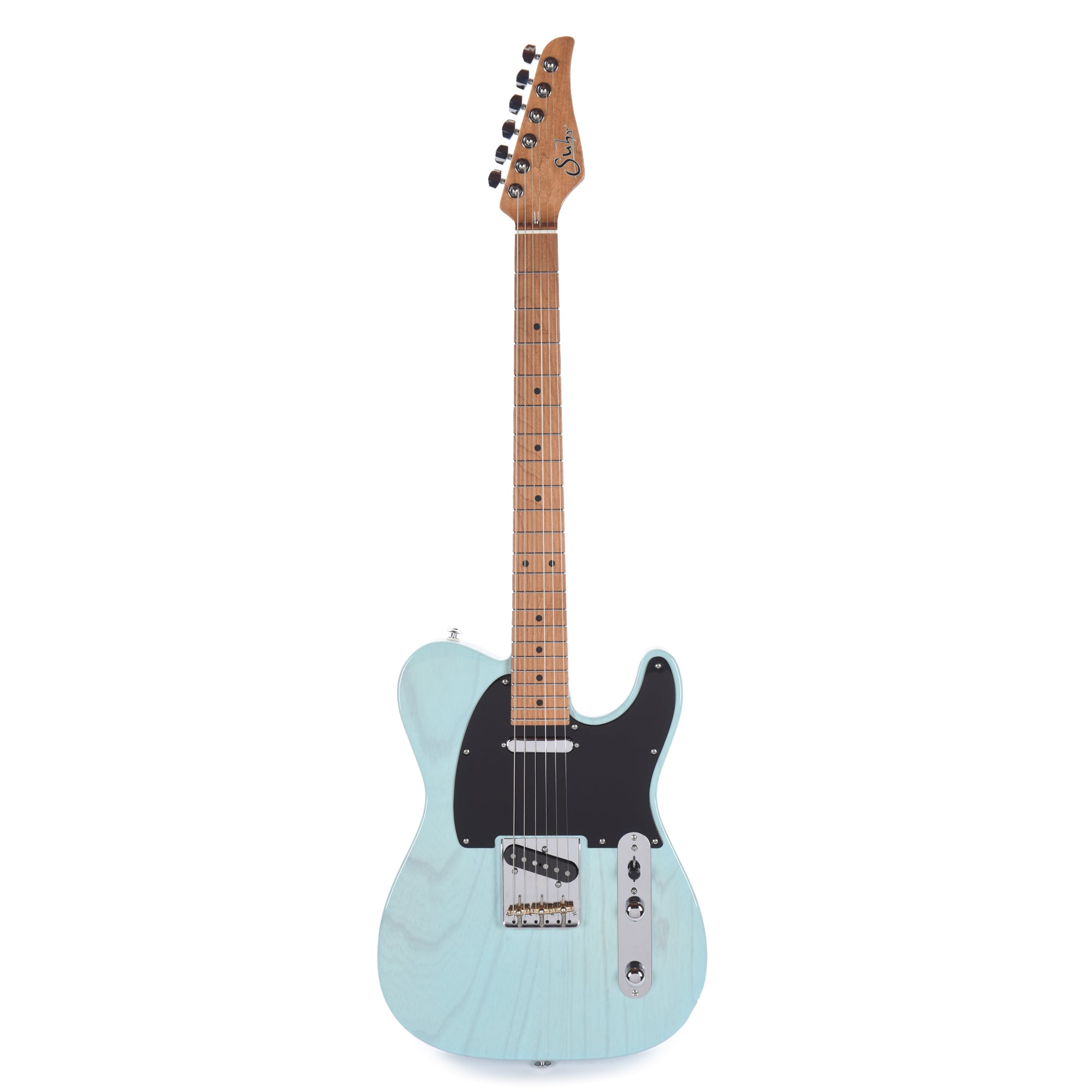 Suhr Custom Classic T Swamp Ash Trans Daphne Blue w/Roasted Maple Neck Electric Guitars / Solid Body
