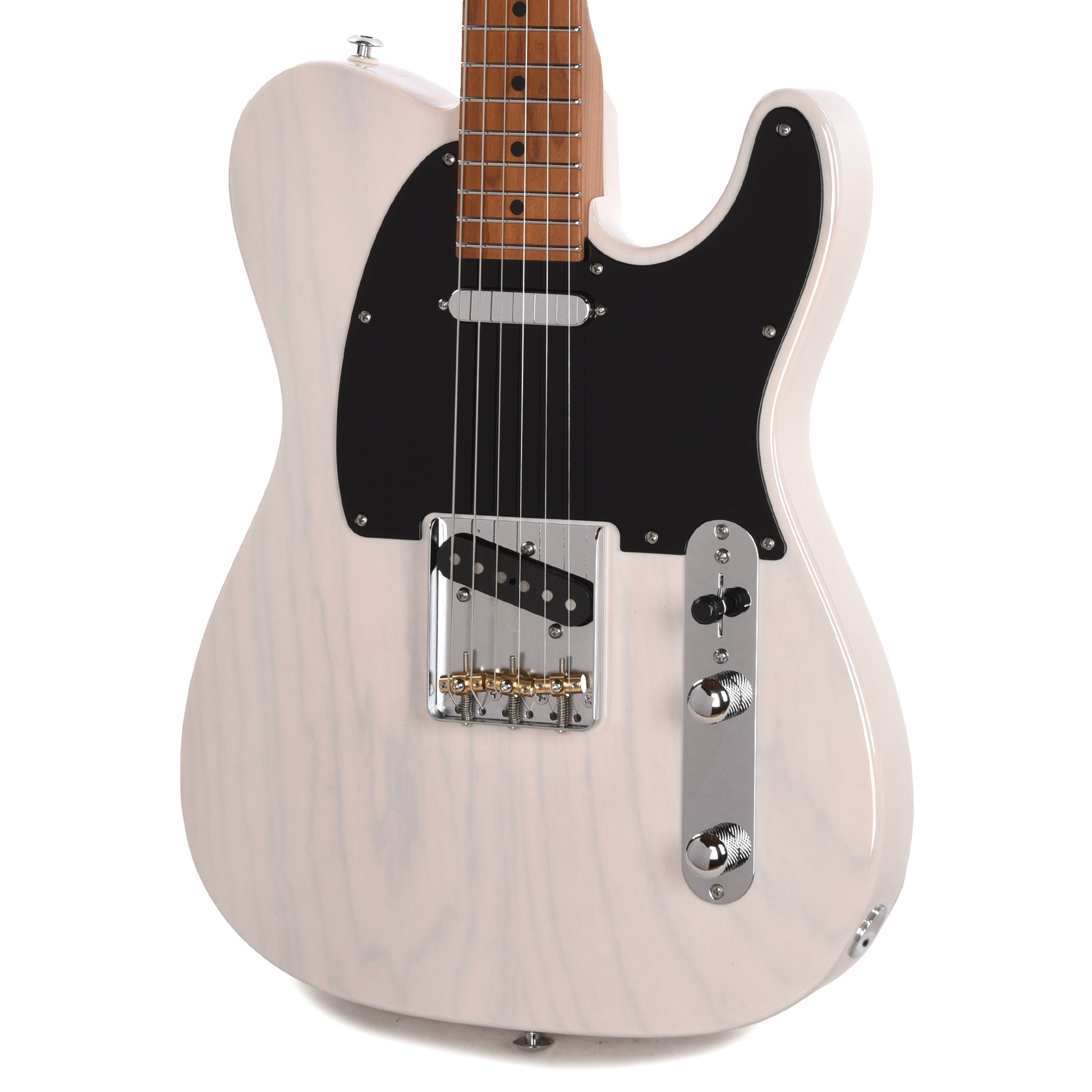 Suhr Custom Classic T Swamp Ash Trans White w/Roasted Maple Neck Electric Guitars / Solid Body