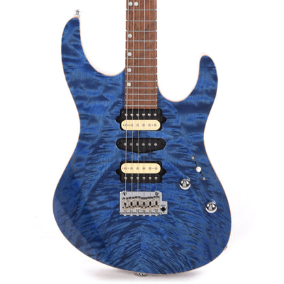Suhr Custom "CME Spec" Modern HSH Trans Blue w/CME Hand-Selected Angel Quilt Maple Top Electric Guitars / Solid Body