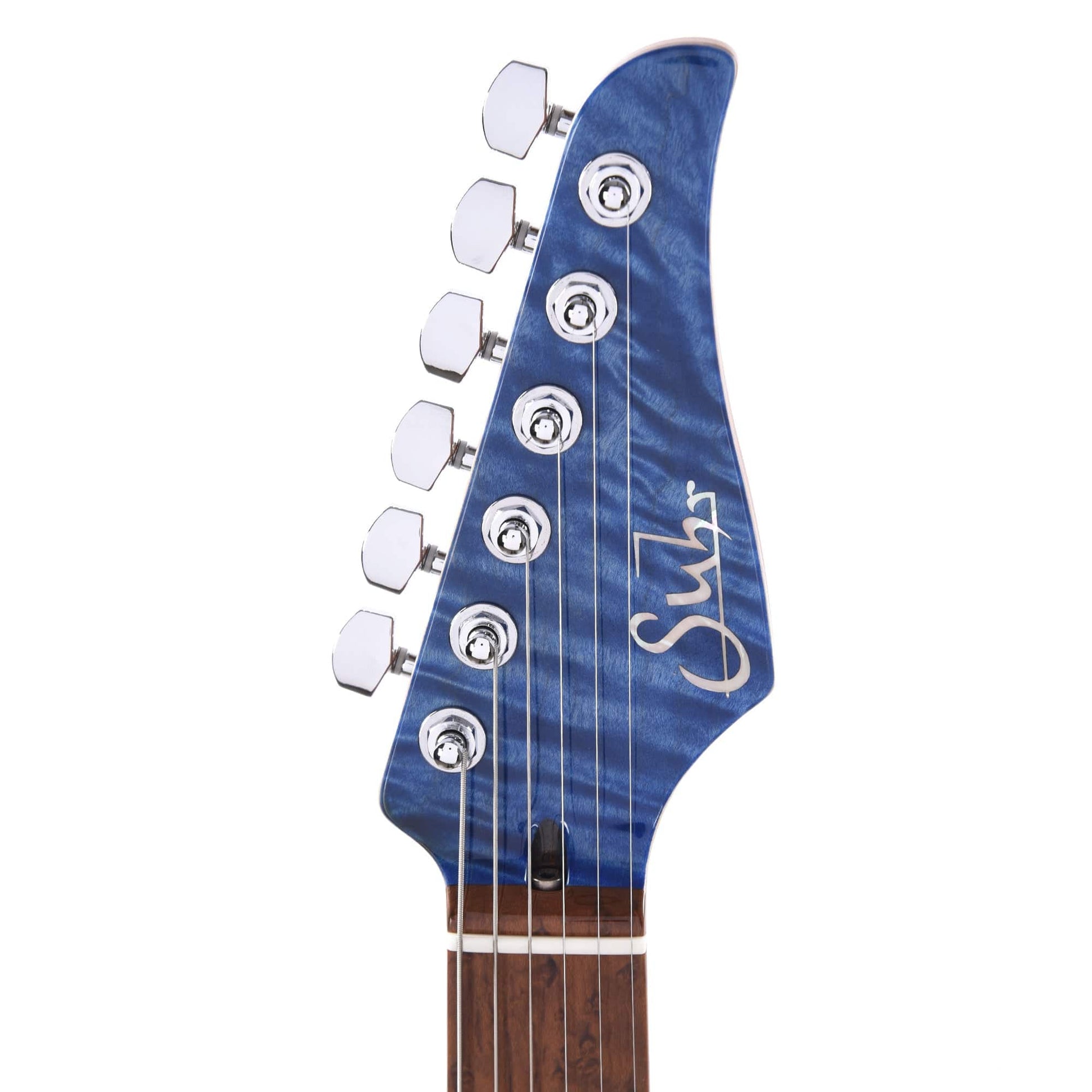Suhr Custom "CME Spec" Modern HSH Trans Blue w/CME Hand-Selected Angel Quilt Maple Top Electric Guitars / Solid Body
