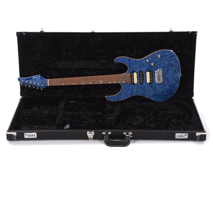 Suhr Custom "CME Spec" Modern HSH Trans Blue w/CME Hand-Selected Angel Quilt Maple Top Electric Guitars / Solid Body