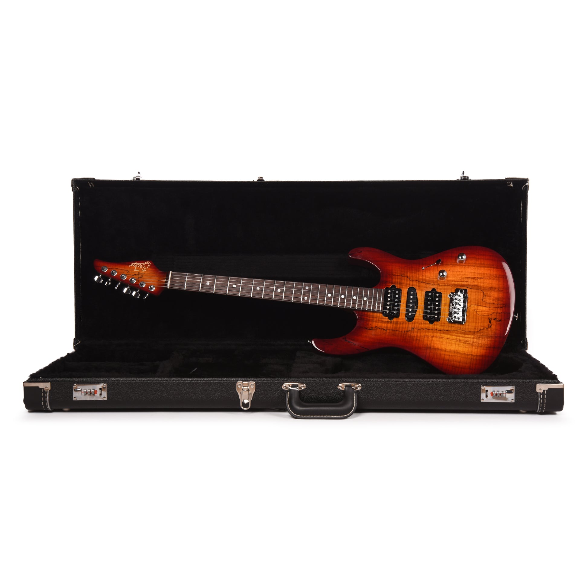Suhr Custom Modern Aged Cherry Burst w/CME-Selected Spalt Maple Top Electric Guitars / Solid Body