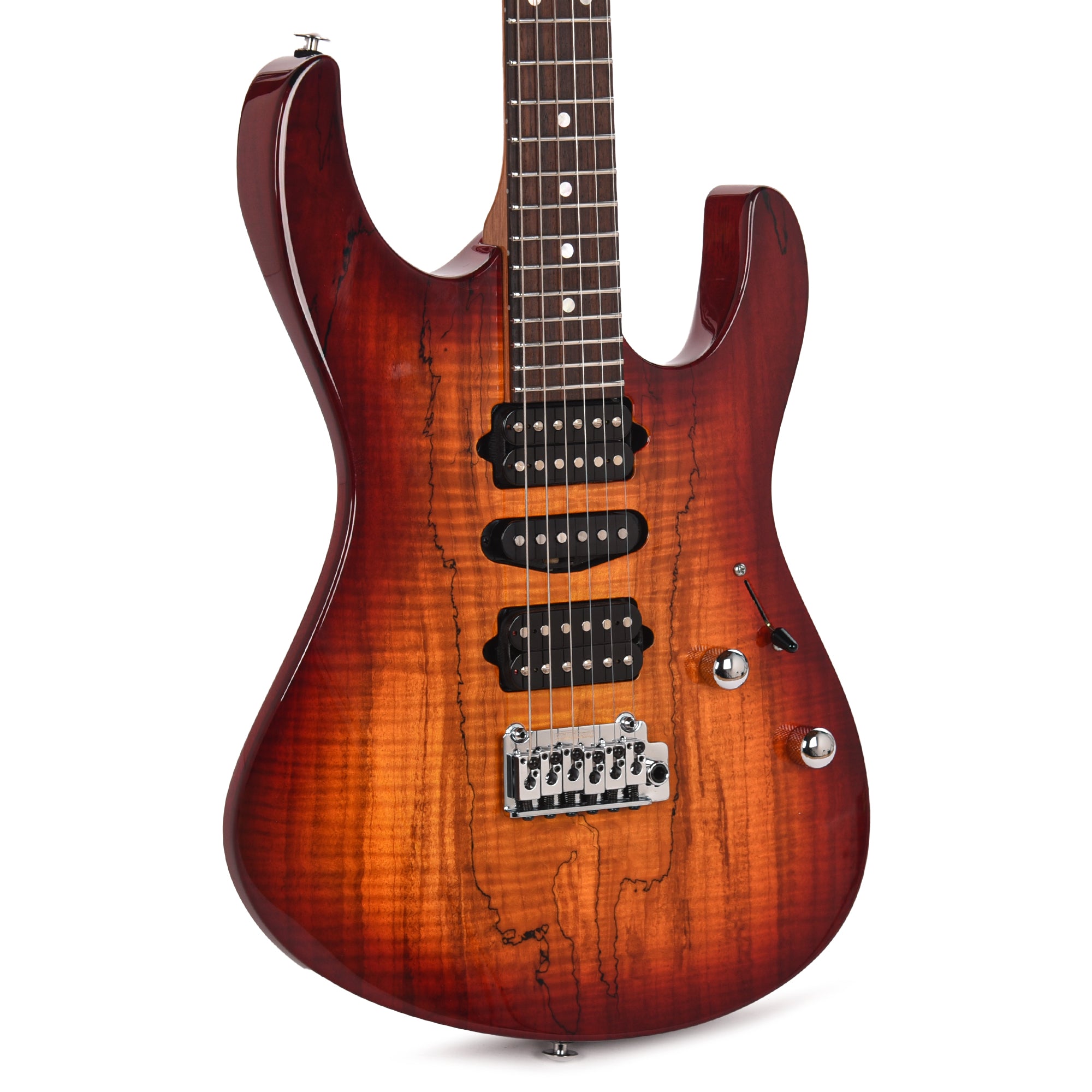 Suhr Custom Modern Aged Cherry Burst w/CME-Selected Spalt Maple Top Electric Guitars / Solid Body