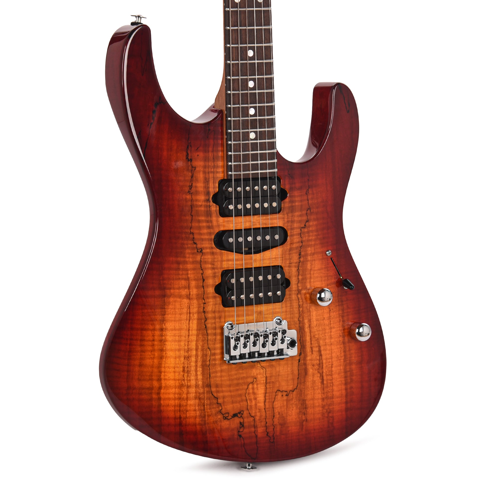 Suhr Custom Modern Aged Cherry Burst w/CME-Selected Spalt Maple Top Electric Guitars / Solid Body